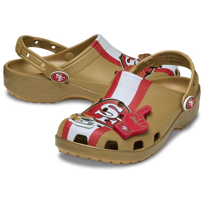 San Francisco 49ers Crocs Unisex Classic Clog