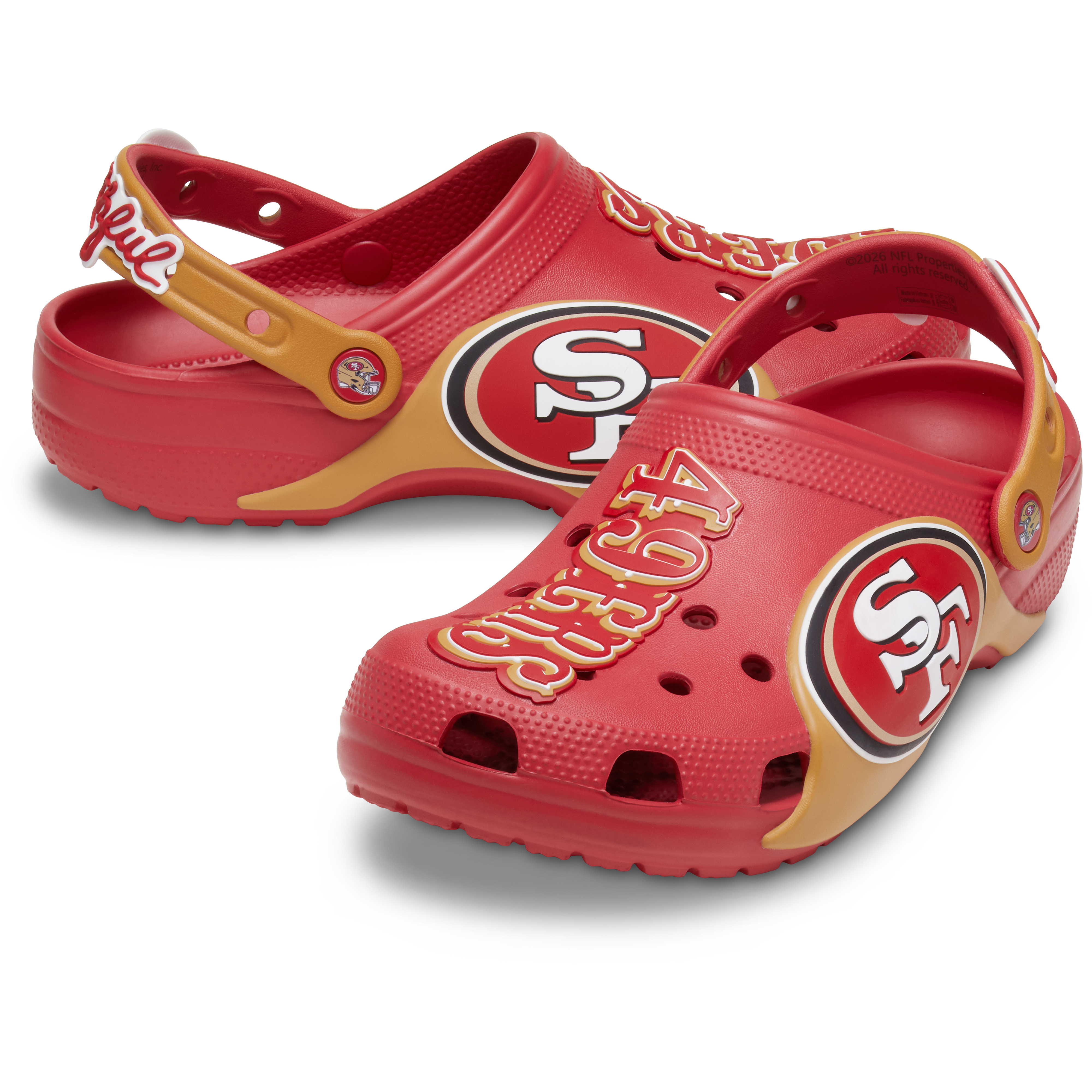 Sabots classiques unisexes Crocs Scarlet San Francisco 49ers