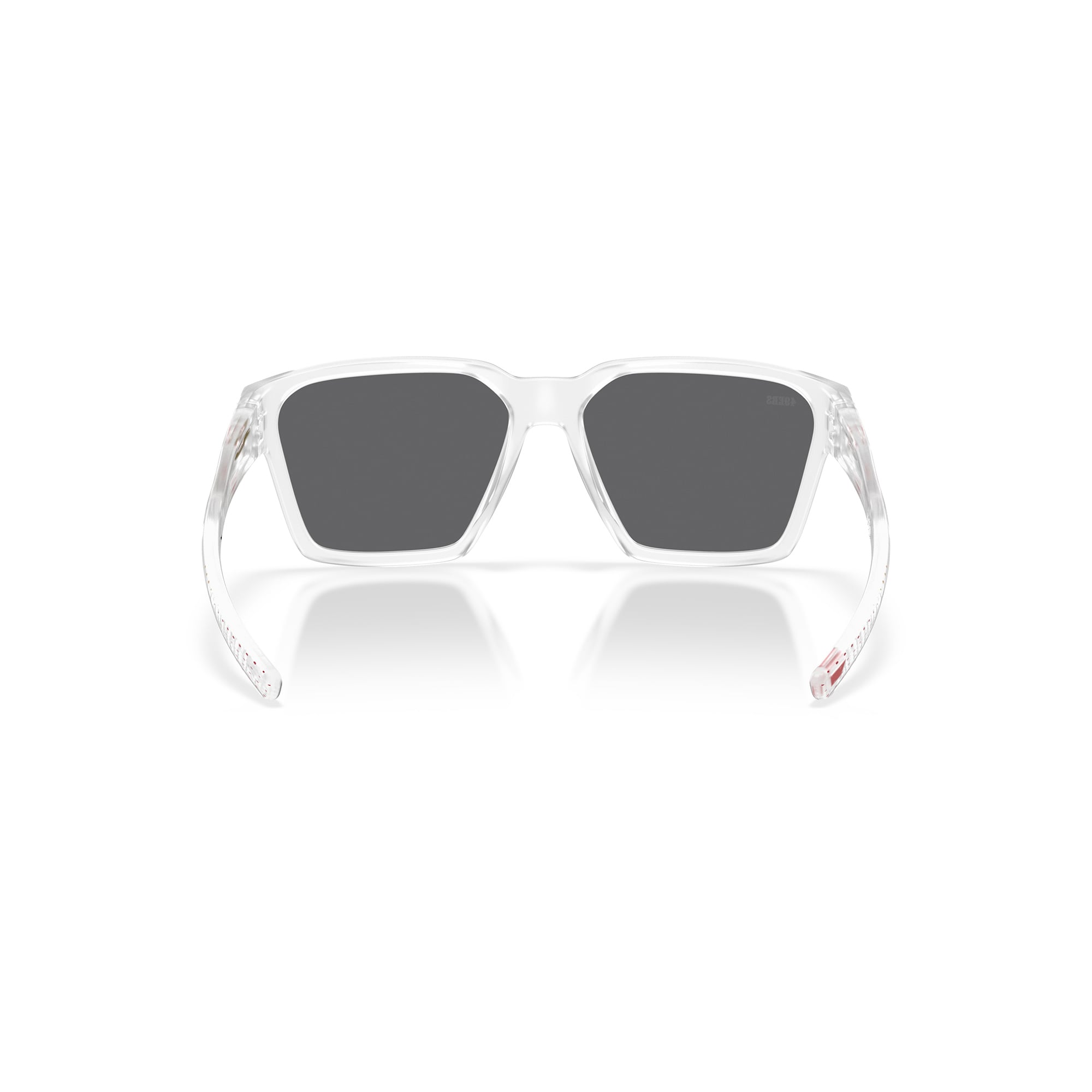 Unisex Oakley San Francisco 49ers Briza Matte Clear Sunglasses with Prizm Black Polarized Lenses