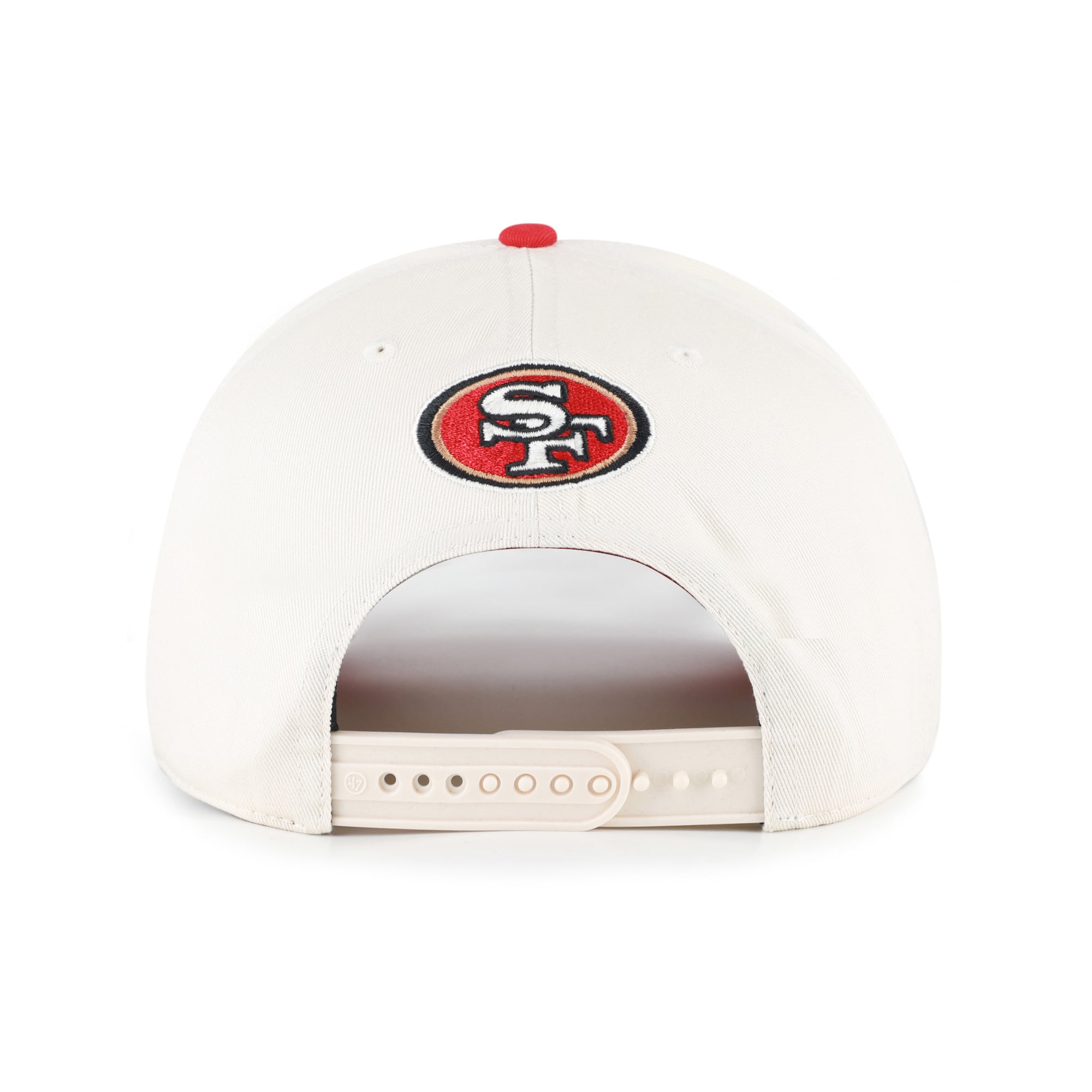 Women's '47 Natural San Francisco 49ers Rope Script Hitch Adjustable Hat