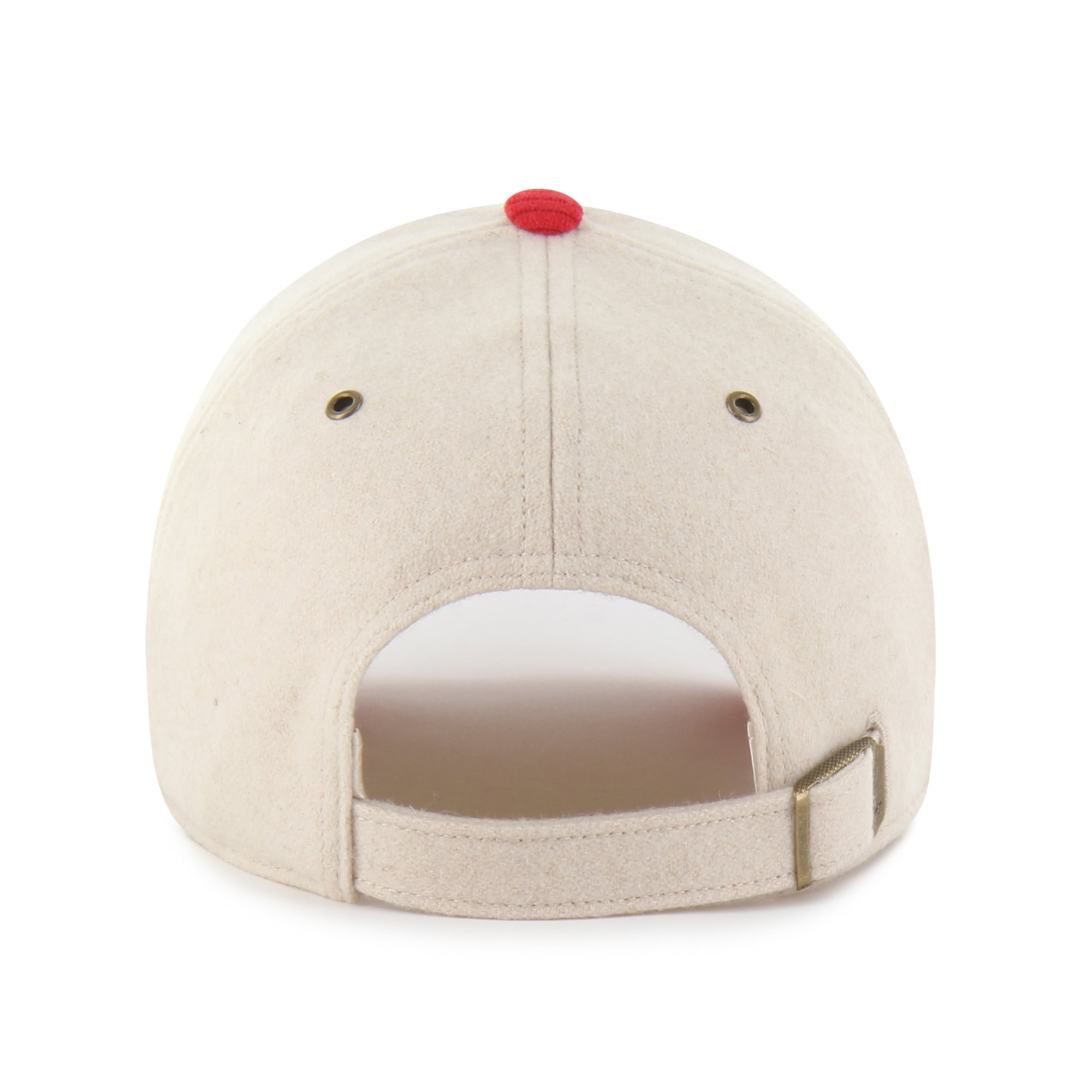 Casquette ajustable '47 Natural/Scarlet San Francisco 49ers Rope Script Clean Up pour femme