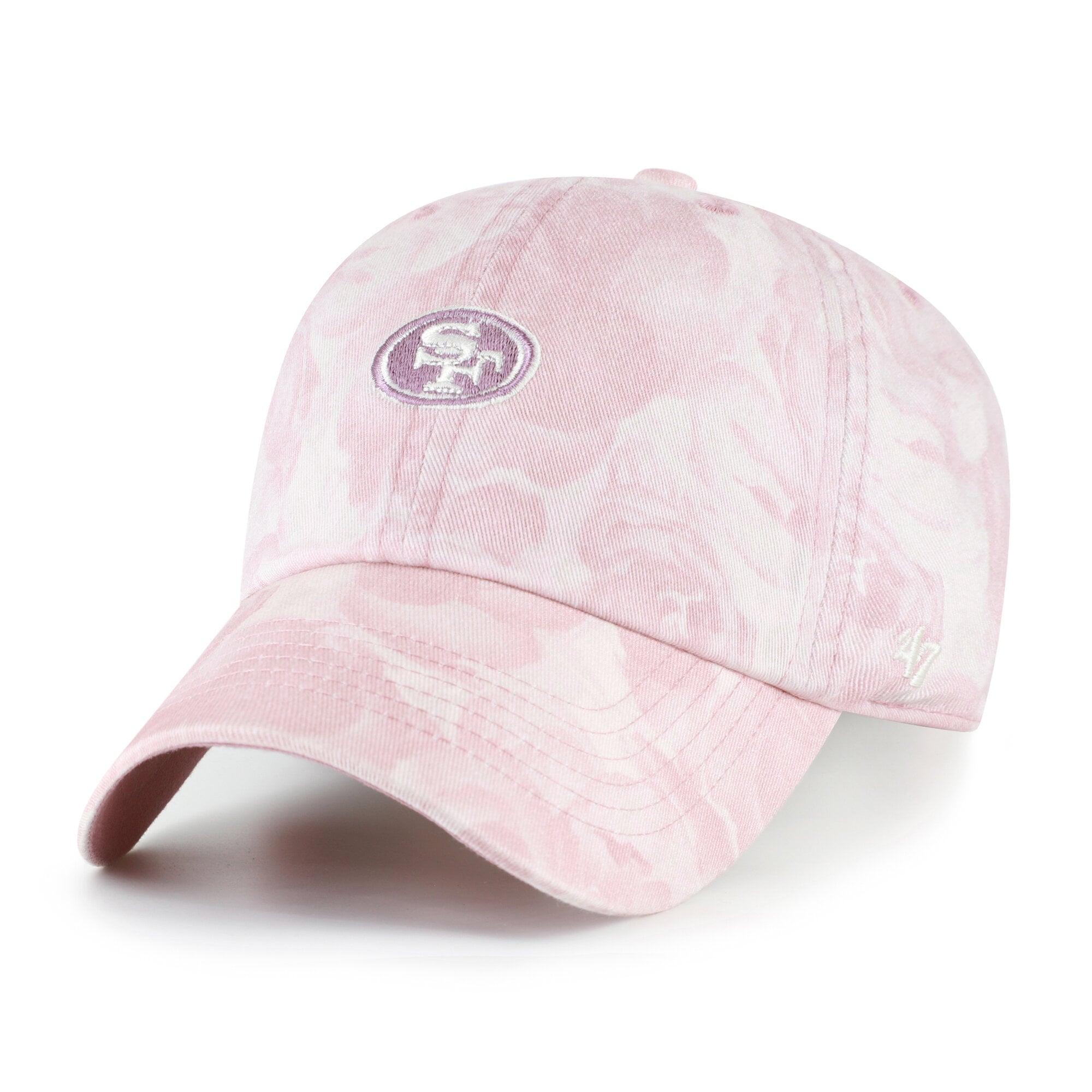 Casquette ajustable '47 rose San Francisco 49ers Gardenia Clean Up pour femmes