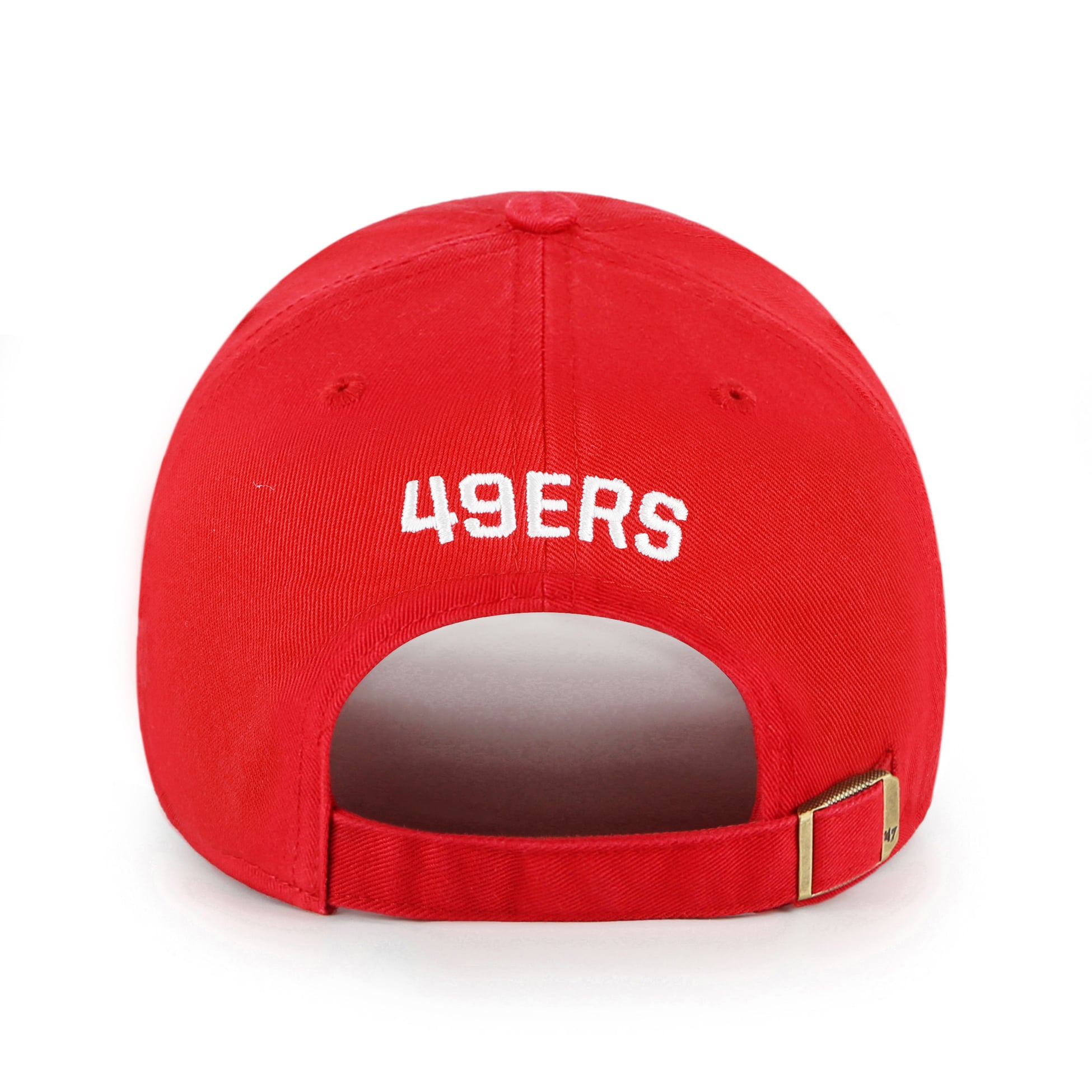 Women's '47 Scarlet San Francisco 49ers Finely Clean Up Adjustable Hat