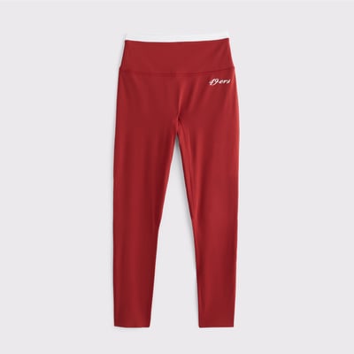 San Francisco 49ers Abercrombie & Fitch Women's YPB studioFLEX 7/8-Length Legging - Scarlet