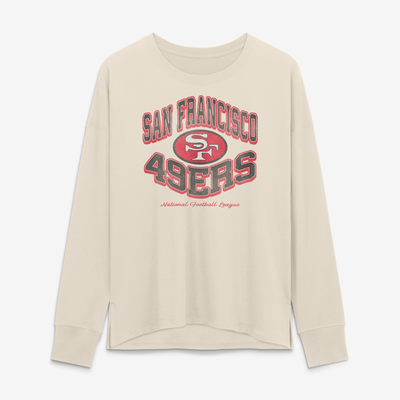 San Francisco 49ers Fanatics Women's Heritage Legacy Long Sleeve T-Shirt - Cream