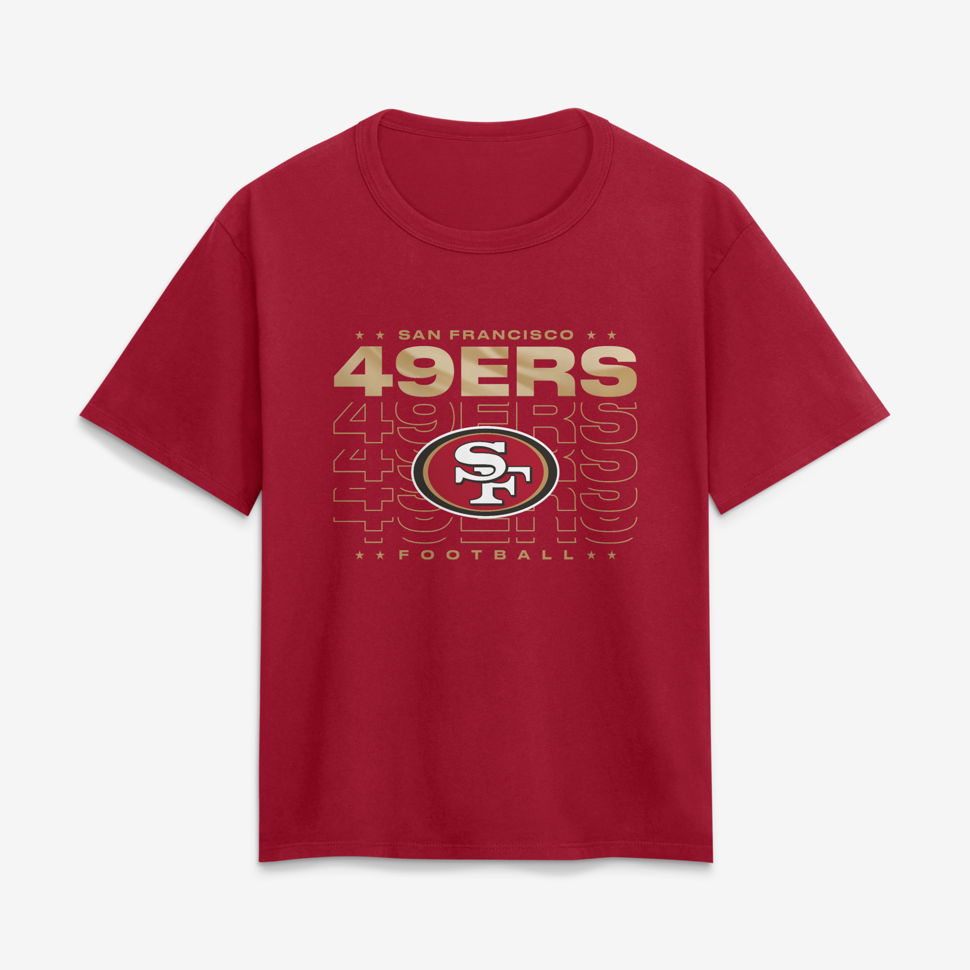 Women's Fanatics Scarlet San Francisco 49ers Legacy T-Shirt