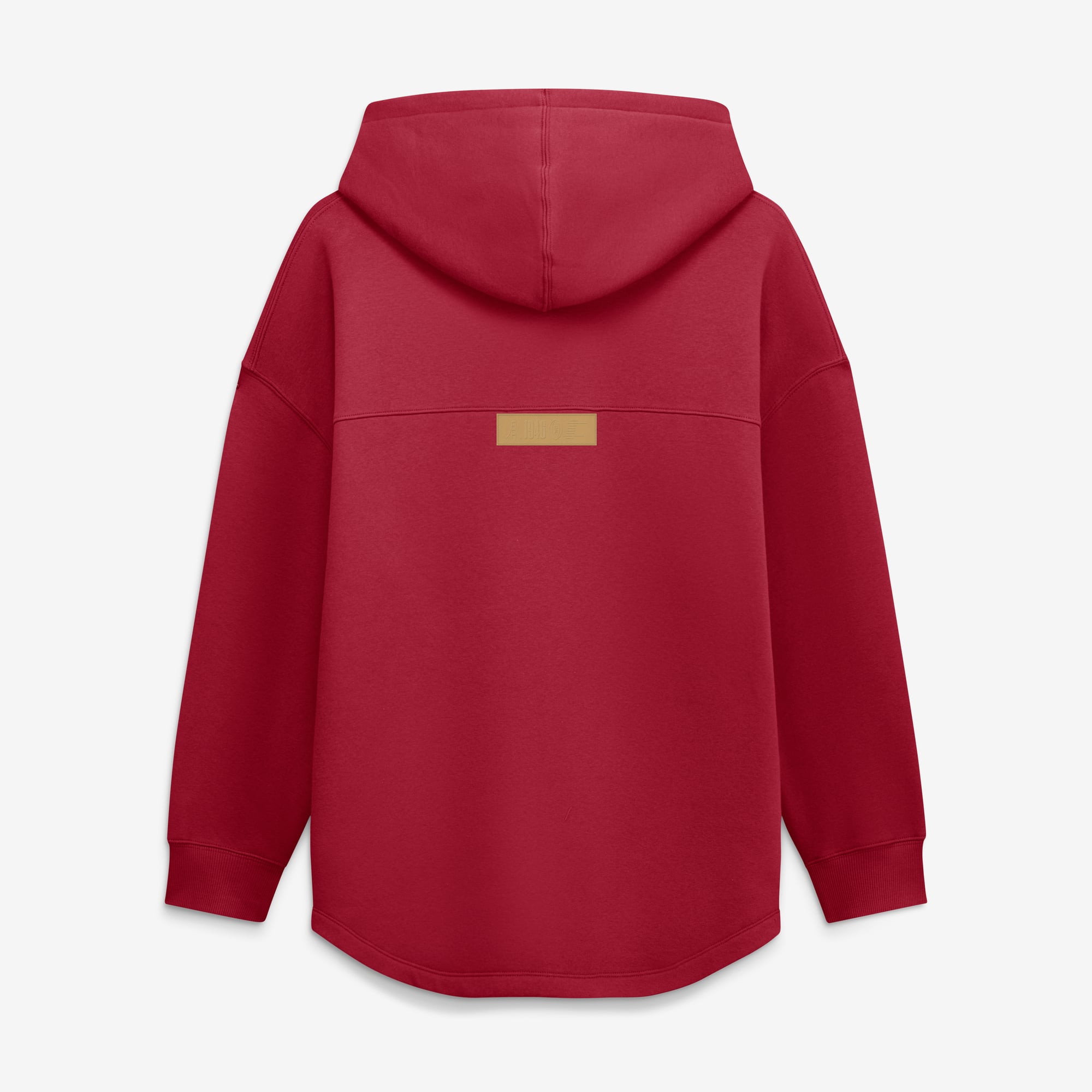 Women's Fanatics Scarlet San Francisco 49ers Oversized Tunic Hoodie