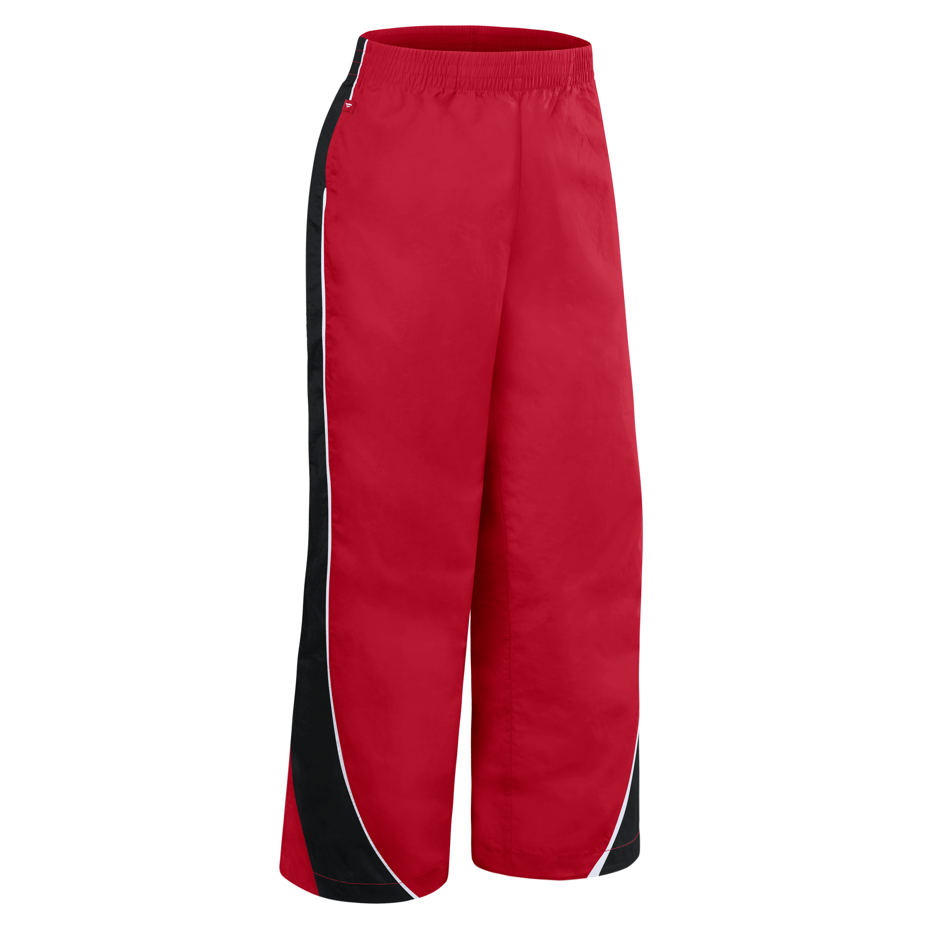 Women's Fanatics Scarlet/Black San Francisco 49ers Team First Backwards Lateral Nylon Pants