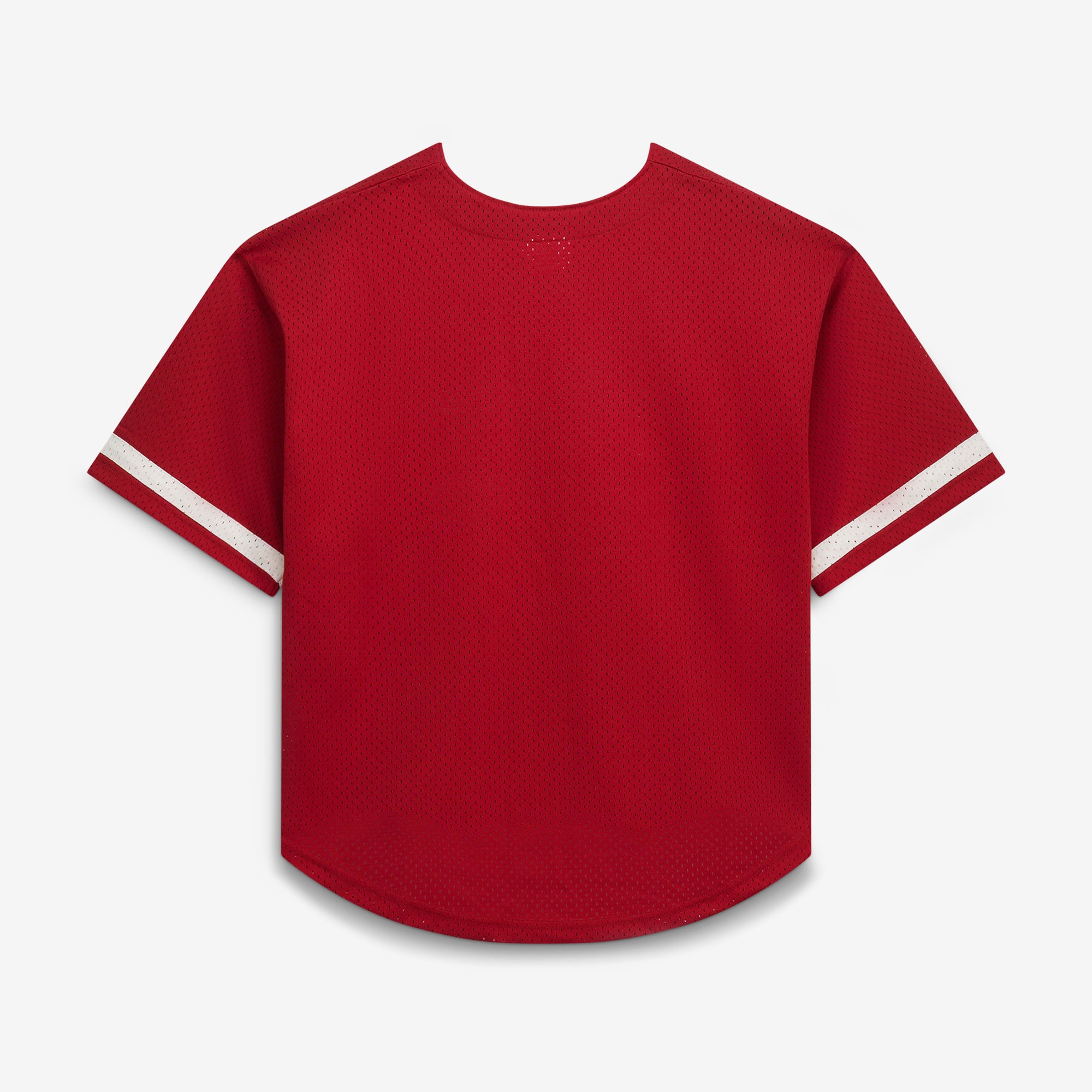 Maillot de baseball rétro Roots grande taille Mitchell & Ness Scarlet San Francisco 49ers pour femmes