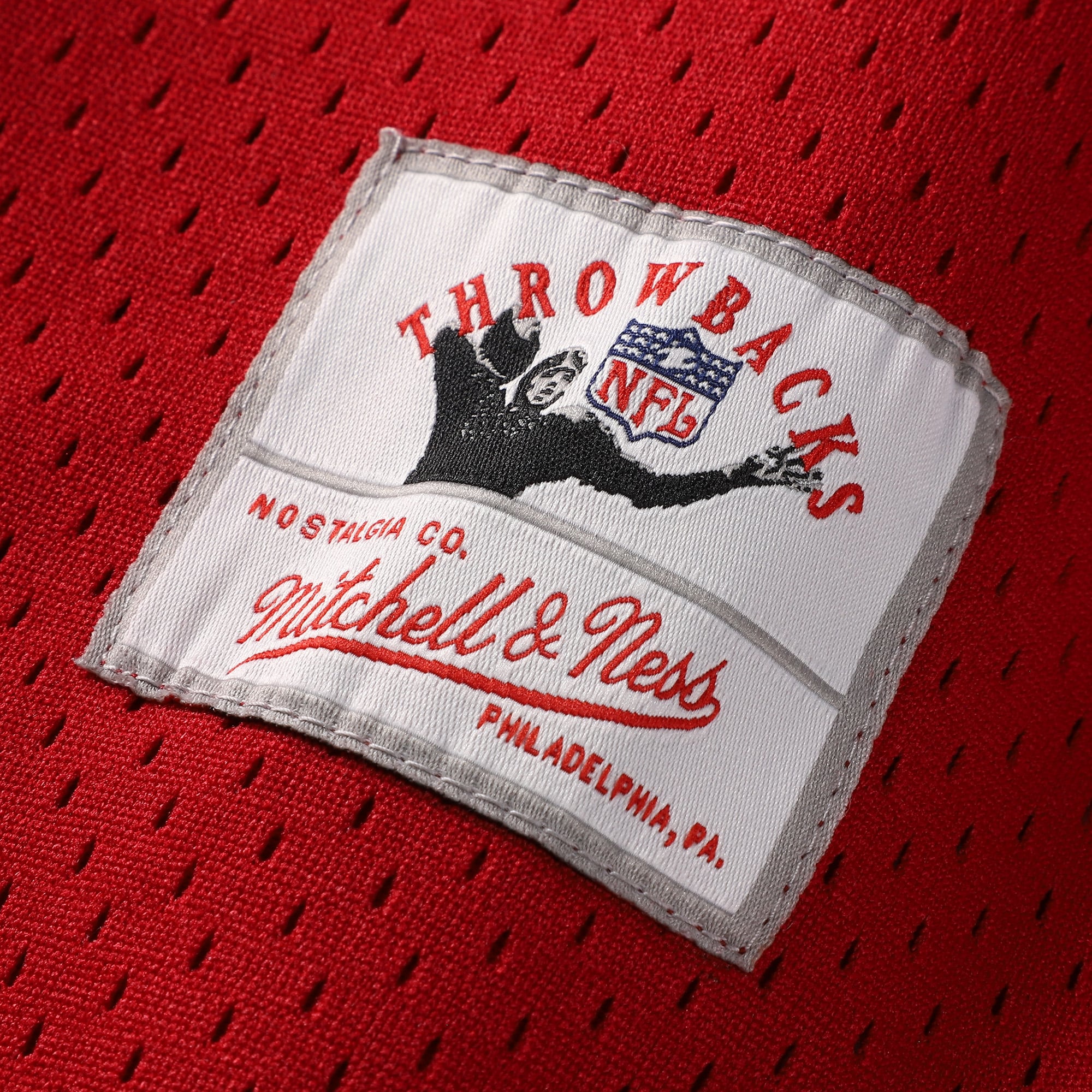 Maillot de baseball rétro Roots grande taille Mitchell & Ness Scarlet San Francisco 49ers pour femmes