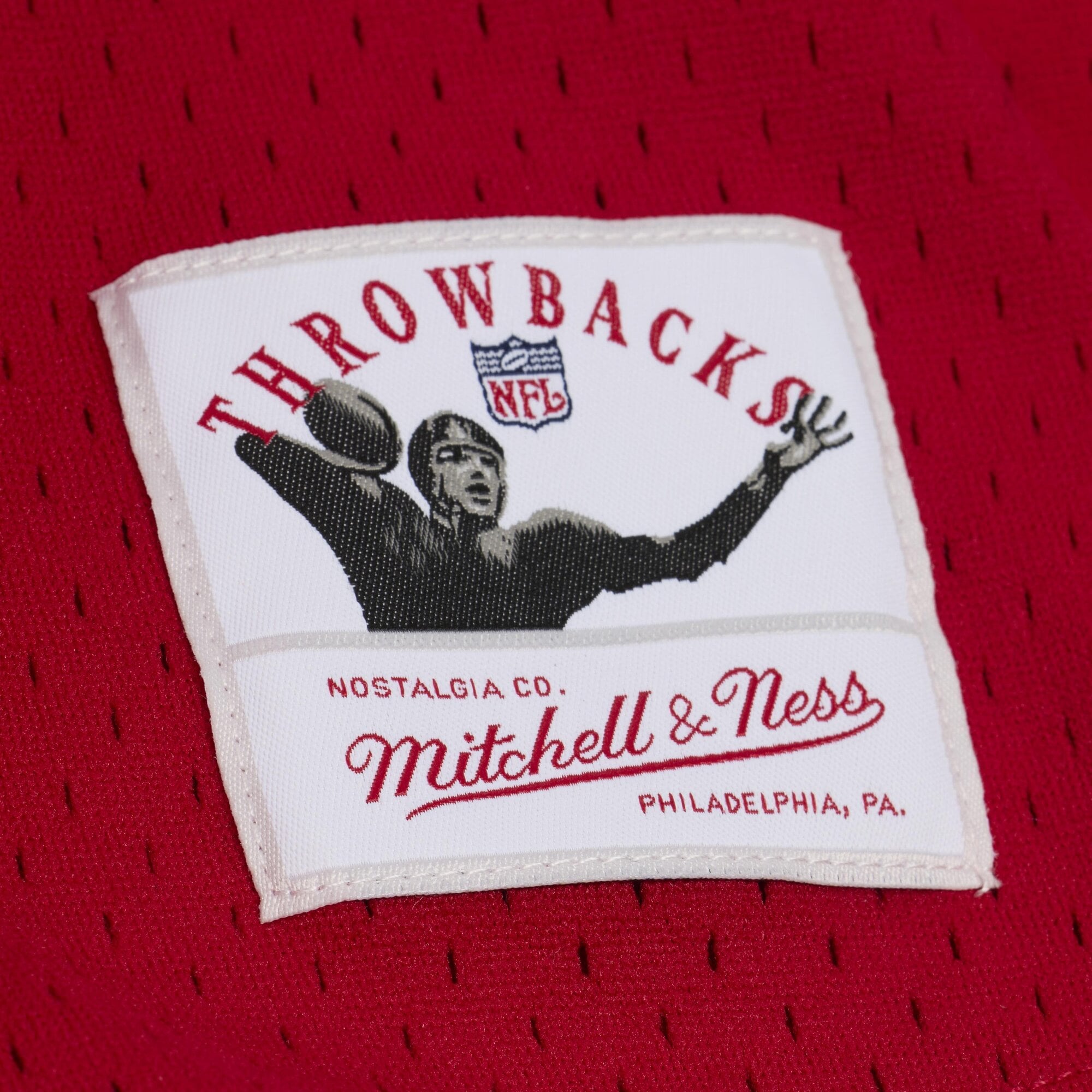 Maillot de baseball rétro Roots écarlate Mitchell & Ness pour femmes des 49ers San Francisco