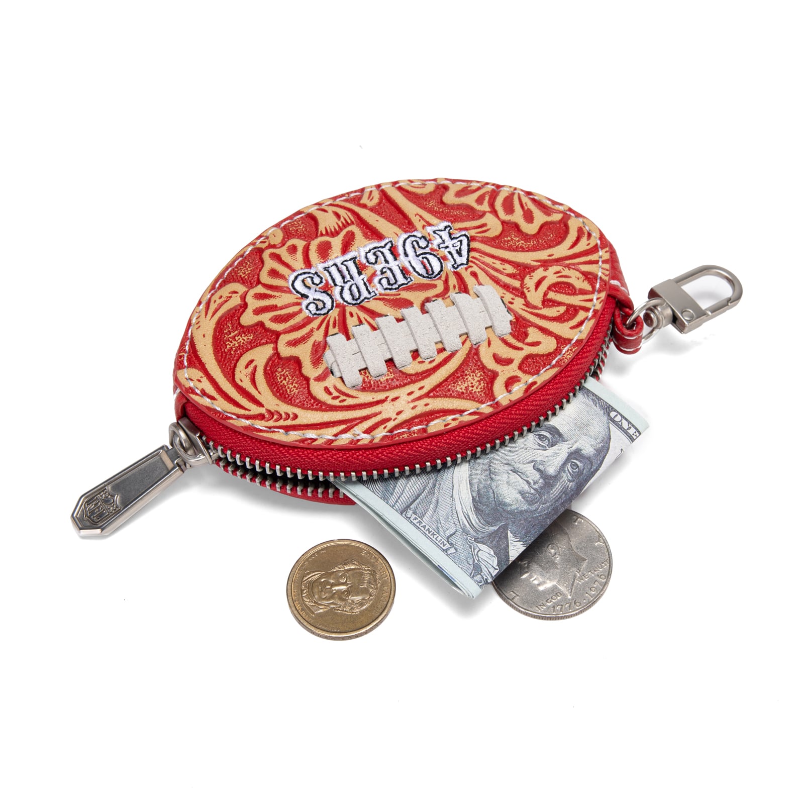 Porte-clés de sac pour femme Montana West San Francisco 49ers