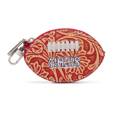 San Francisco 49ers Montana West Women's Football Bag Charm