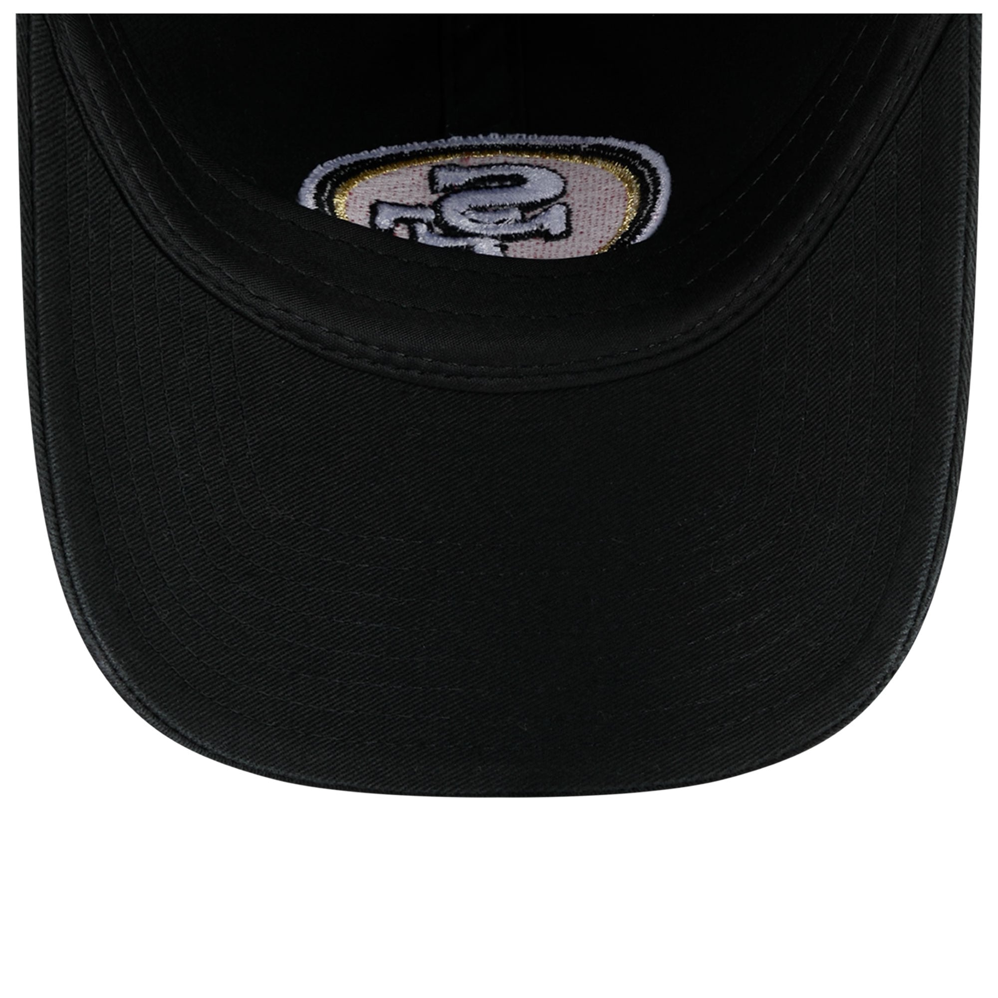 Casquette New Era kaki pour femme, style rétro classique et décontractée des 49ers de San Francisco.