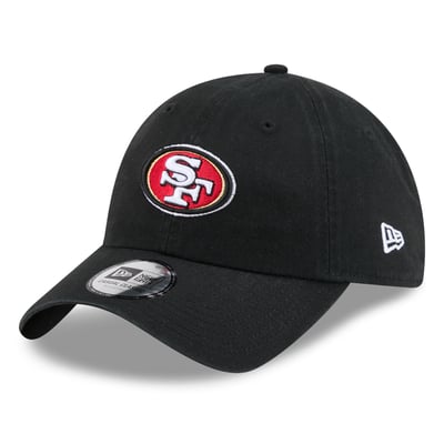 San Francisco 49ers New Era Women's Throwback Casual Classic Adjustable Hat - Black