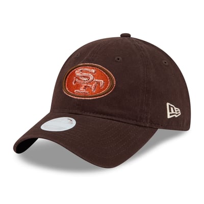 San Francisco 49ers New Era Women's Pumpkin Spice 9TWENTY Adjustable Hat - Brown