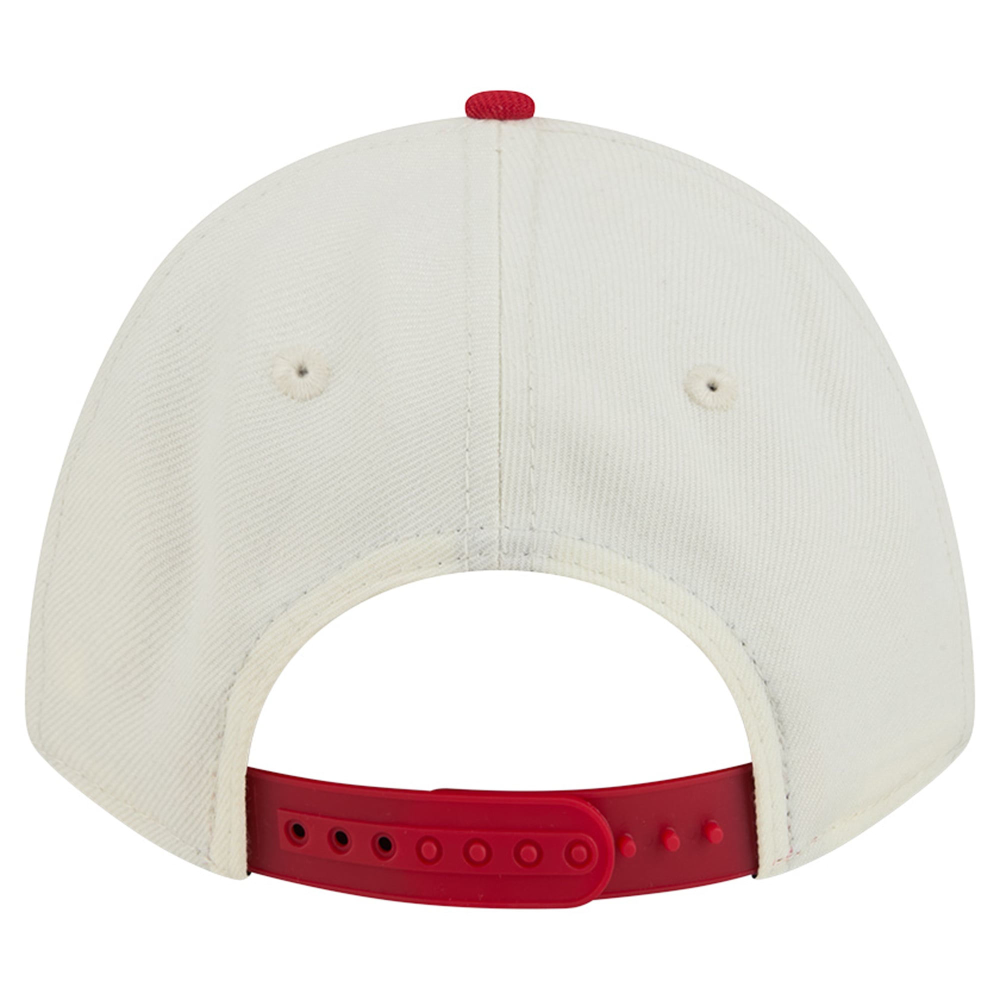 Women's New Era Cream/Scarlet San Francisco 49ers Tonal A-Frame 9FORTY Adjustable Hat