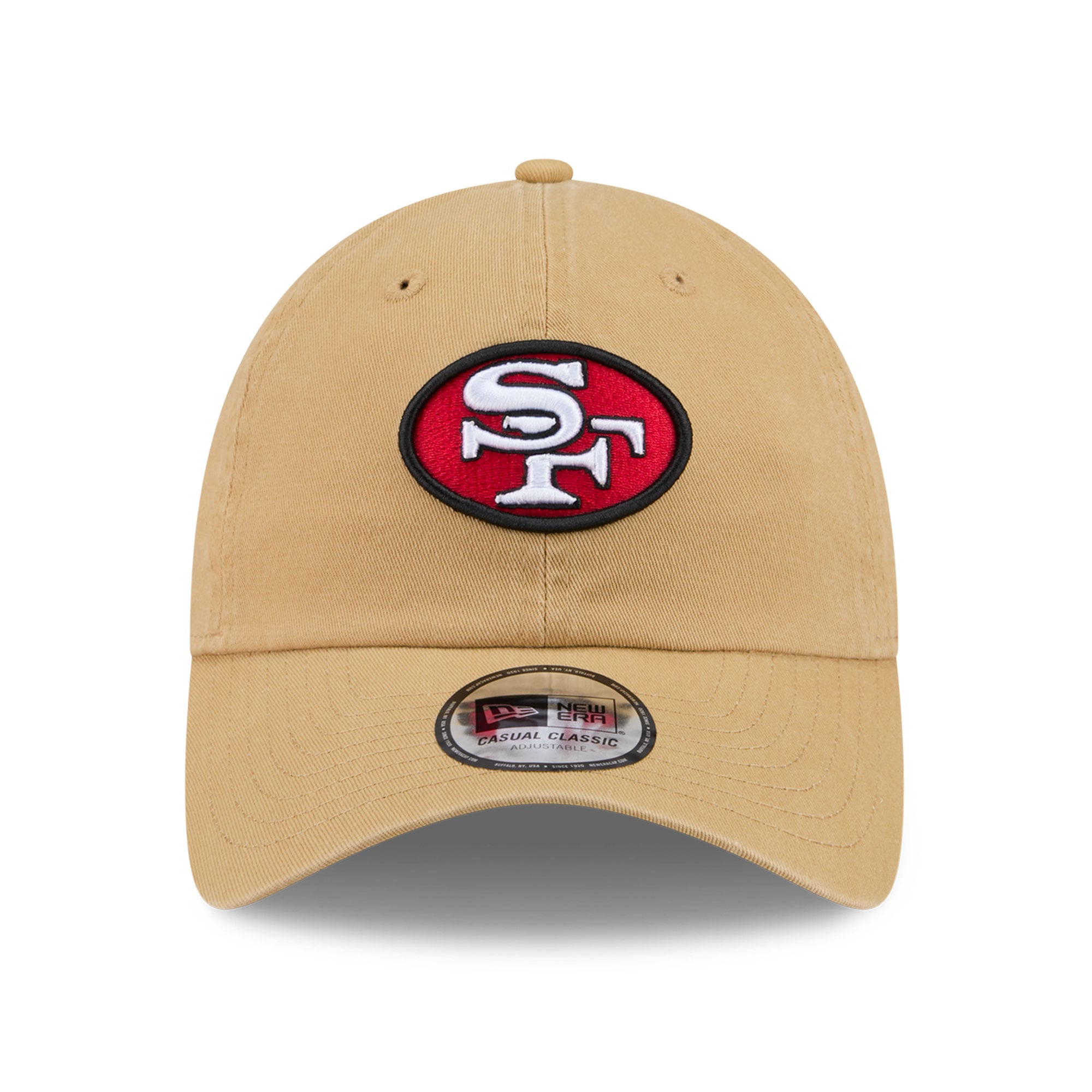Women's New Era Khaki San Francisco 49ers Throwback Casual Classic Adjustable Hat