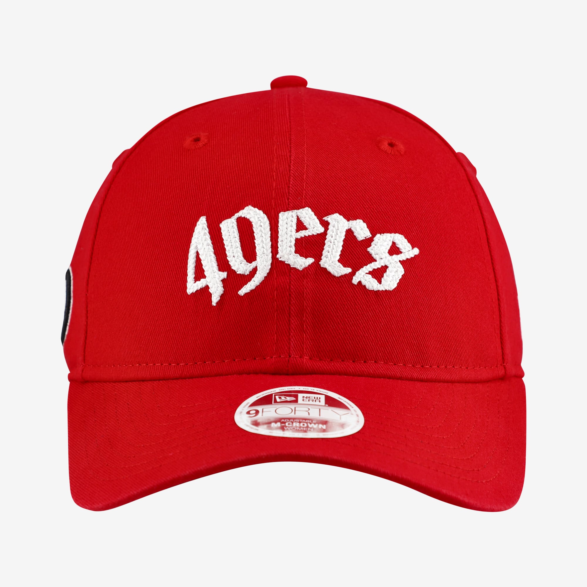 Casquette ajustable New Era Scarlet San Francisco 49ers, police gothique 9FORTY M-Crown