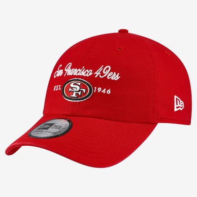 San Francisco 49ers New Era Women's Script Casual Classic Adjustable Hat - Scarlet
