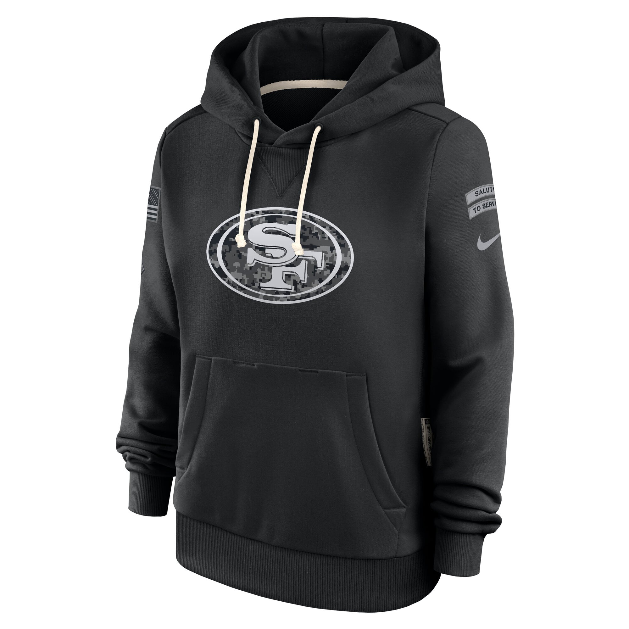 Sweat à capuche Nike noir pour femme