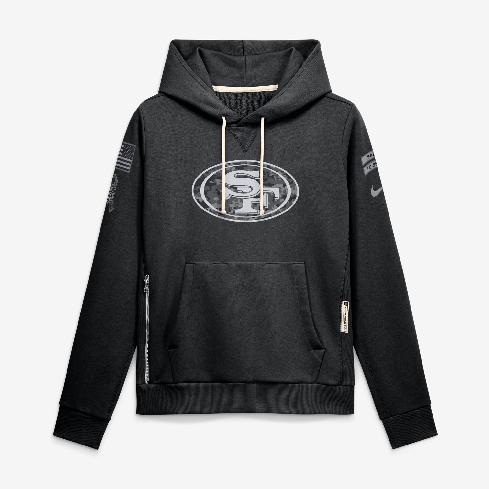 Sweat à capuche Nike noir pour femme