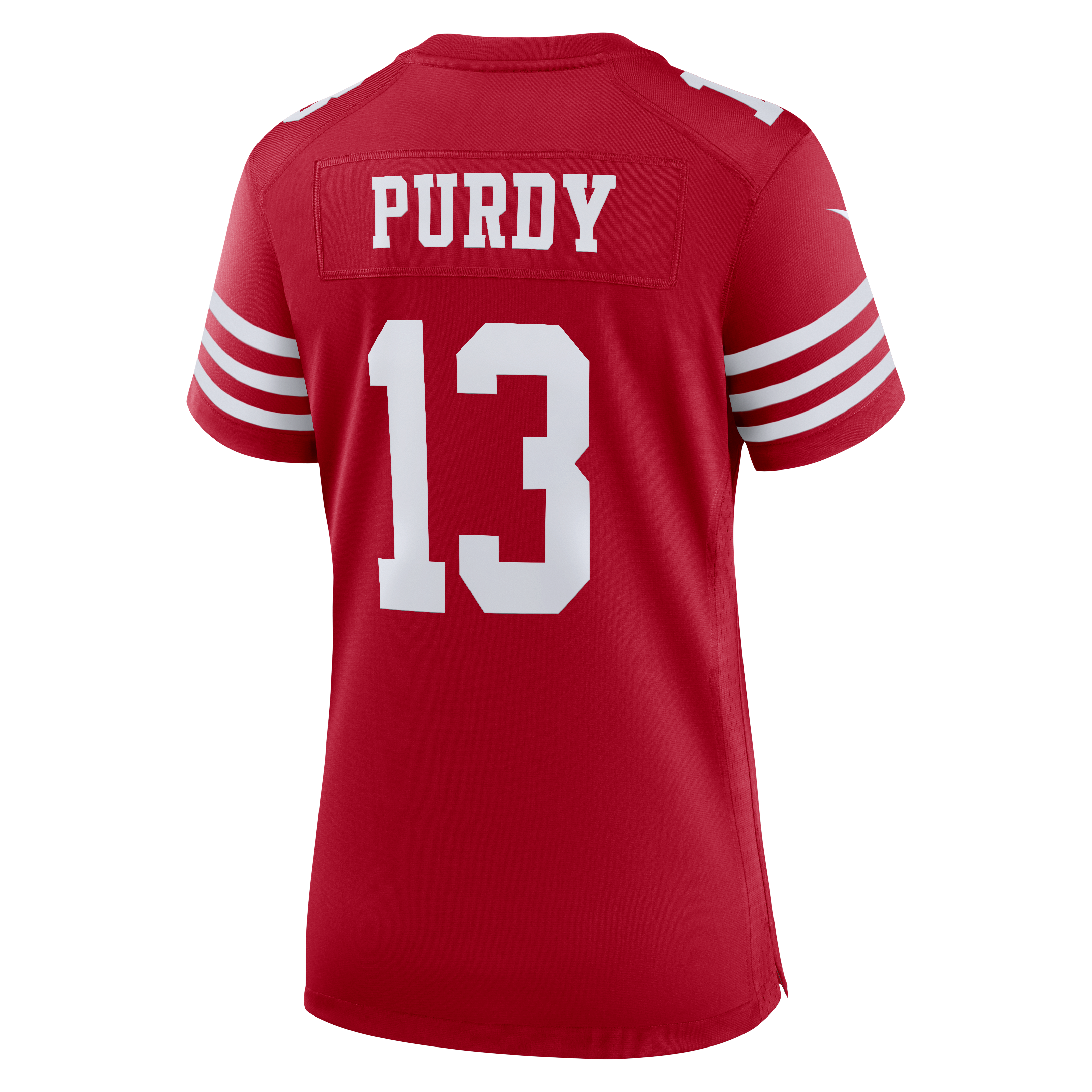 Women's Nike Brock Purdy Scarlet San Francisco 49ers 80th Anniversary Game Jersey