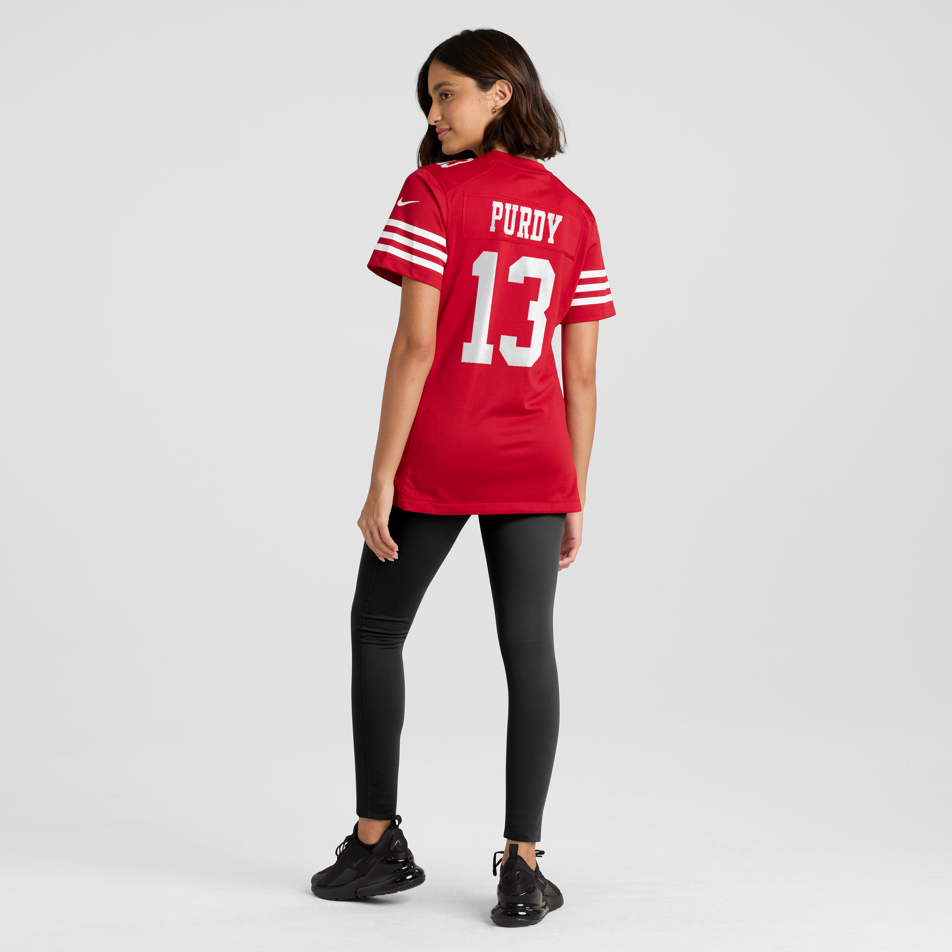 Women's Nike Brock Purdy Scarlet San Francisco 49ers 80th Anniversary Game Jersey