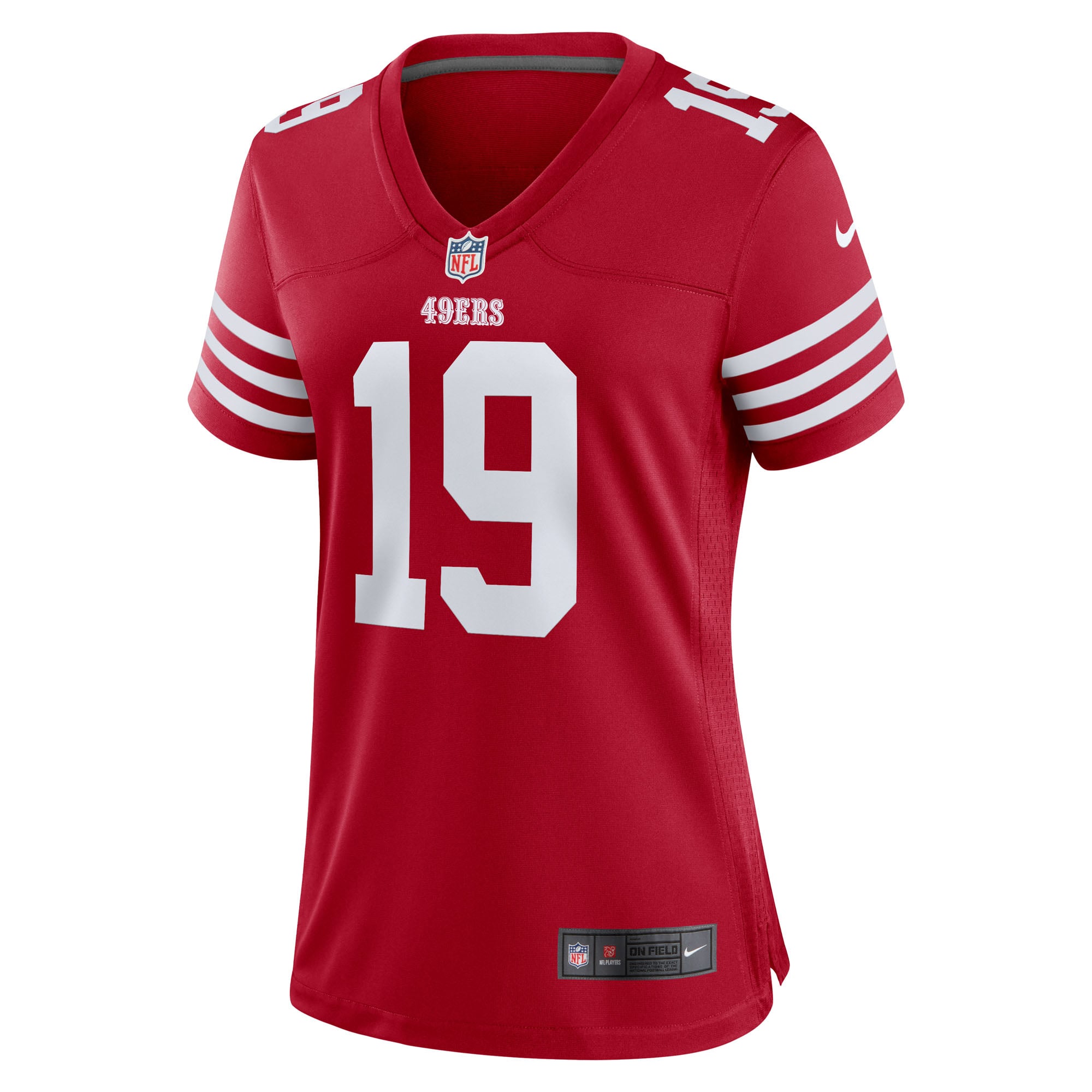 Maillot de match Nike Deebo Samuel Sr Scarlet des 49ers San Francisco pour femmes
