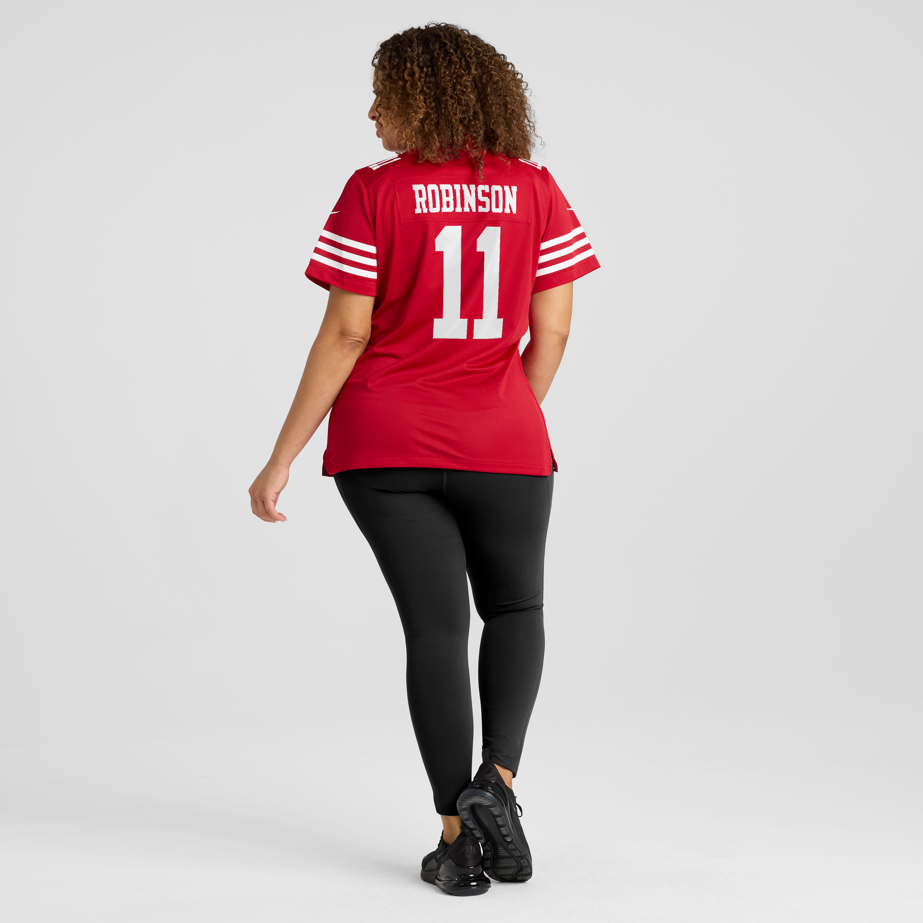 Maillot de match Nike Demarcus Robinson Scarlet des 49ers San Francisco pour femmes
