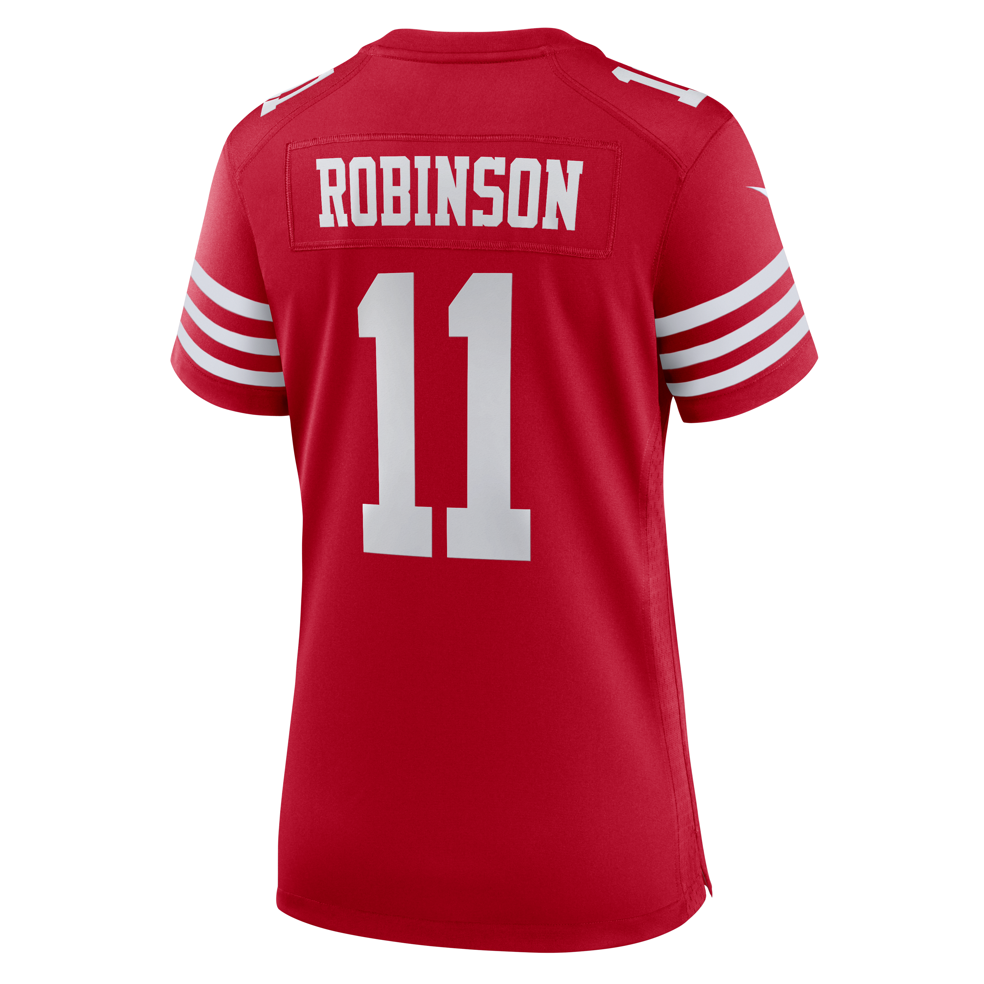 Maillot de match Nike Demarcus Robinson Scarlet des 49ers San Francisco pour femmes