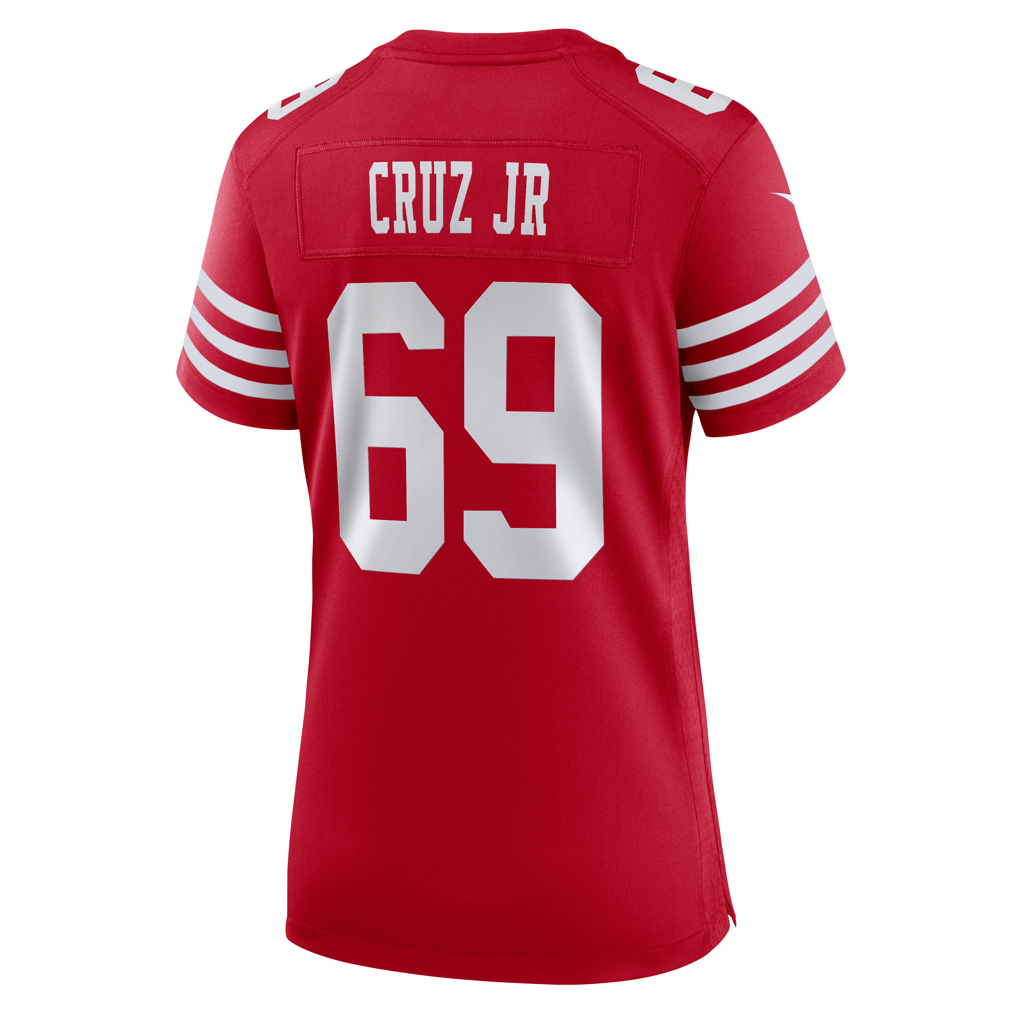 Women's Nike Enrique Cruz Jr. Scarlet San Francisco 49ers Team Game Jersey