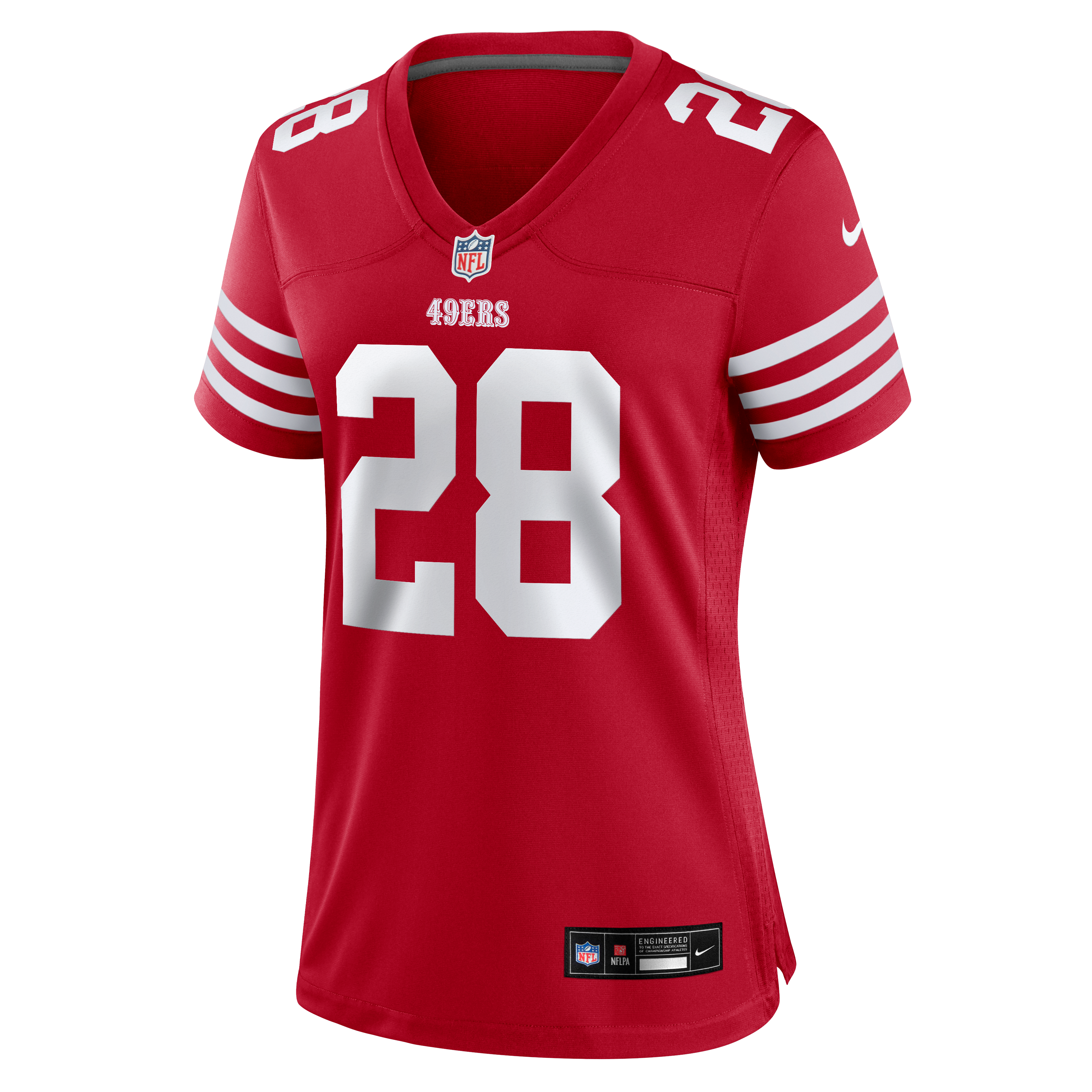 Women's Nike Ephesians Prysock Scarlet San Francisco 49ers Team Game Jersey