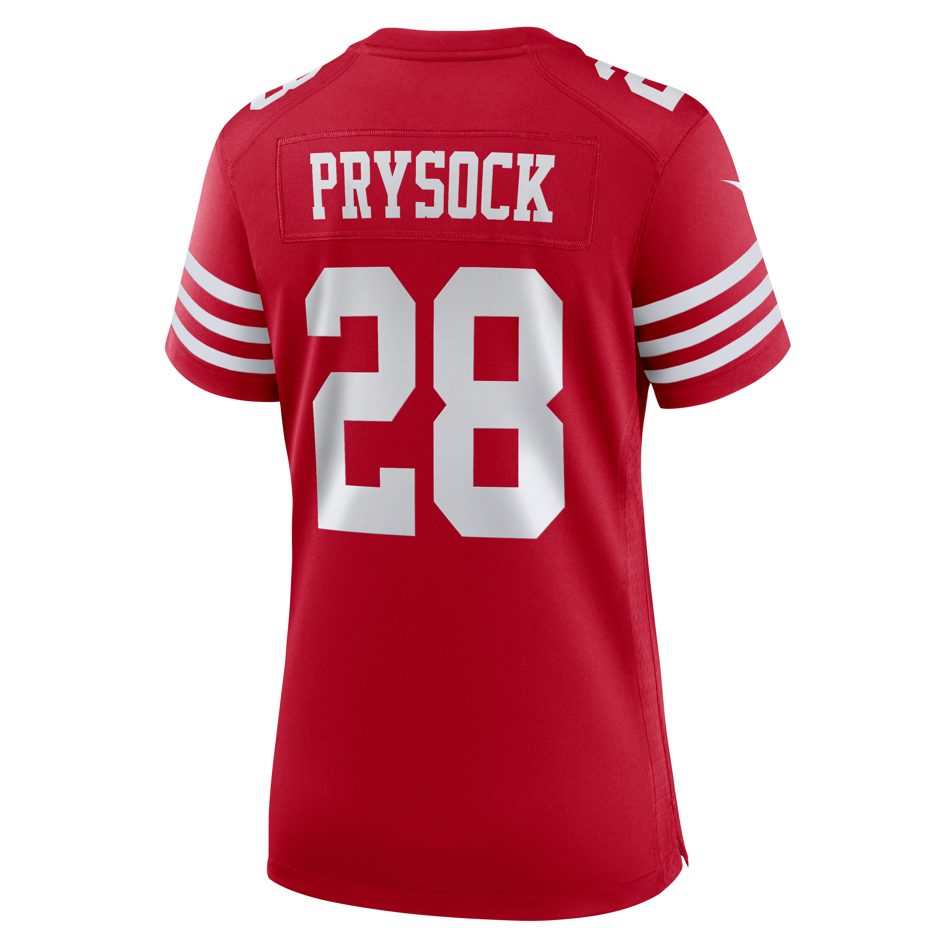 Women's Nike Ephesians Prysock Scarlet San Francisco 49ers Team Game Jersey