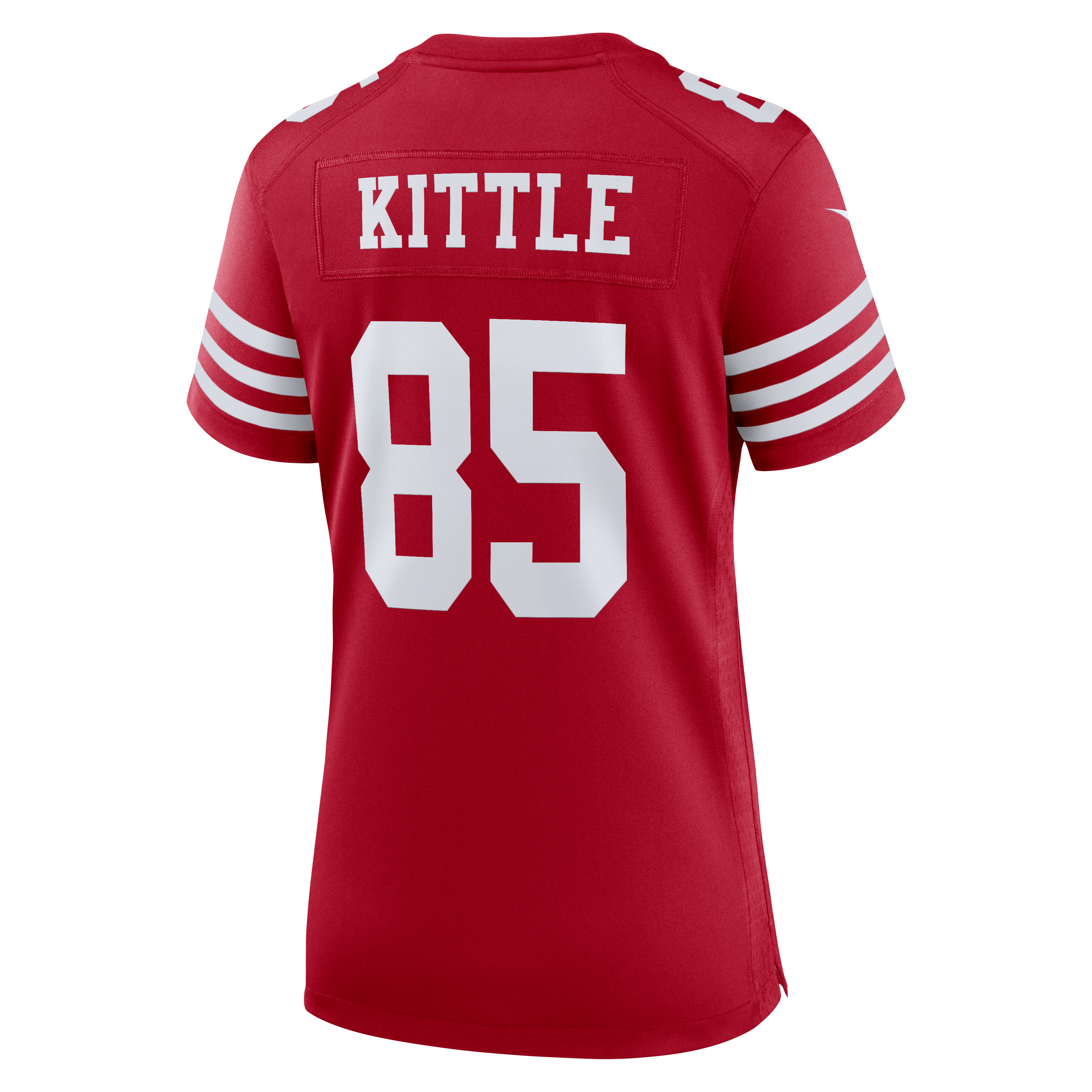 Women's Nike George Kittle Scarlet San Francisco 49ers 80th Anniversary Game Jersey