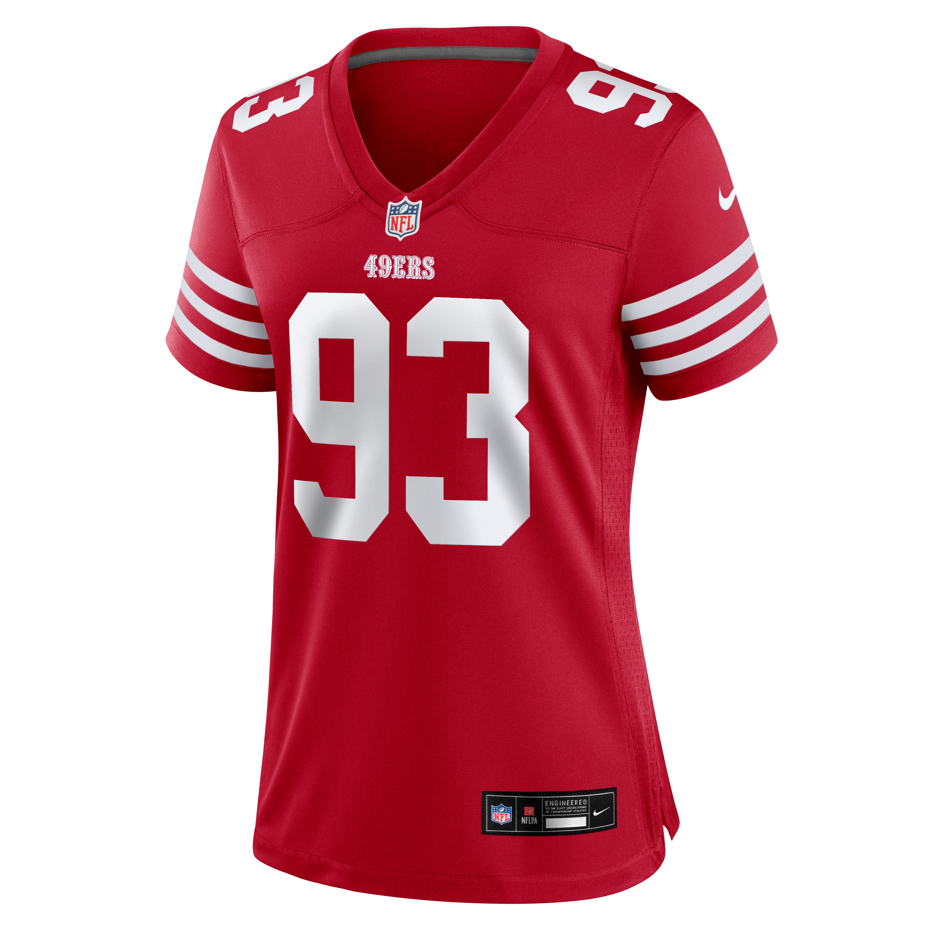 Women's Nike Gracen Halton Scarlet San Francisco 49ers Team Game Jersey