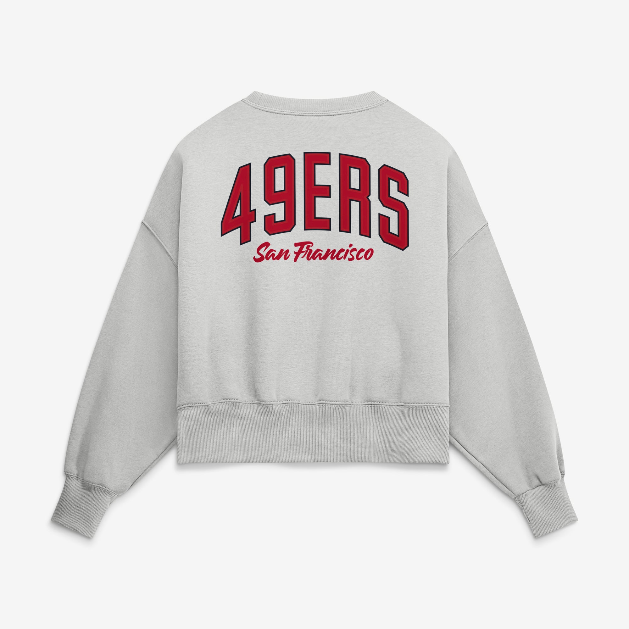 Women's Nike Gray San Francisco 49ers Oversized Primetime Phoenix Fleece Sweatshirt