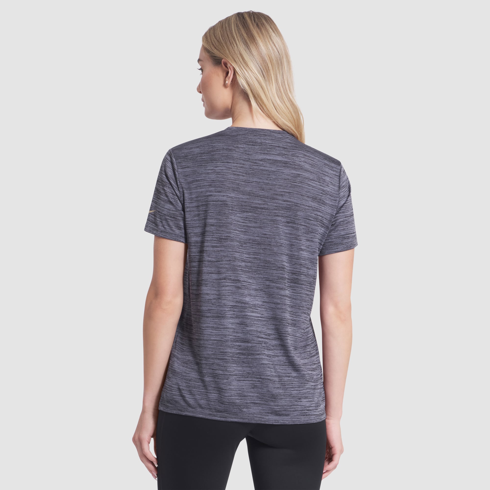 T-shirt Nike pour femme, coloris gris anthracite chiné, collection Rivalries des 49ers de San Francisco, technologie Sideline Velocity Dri-FIT