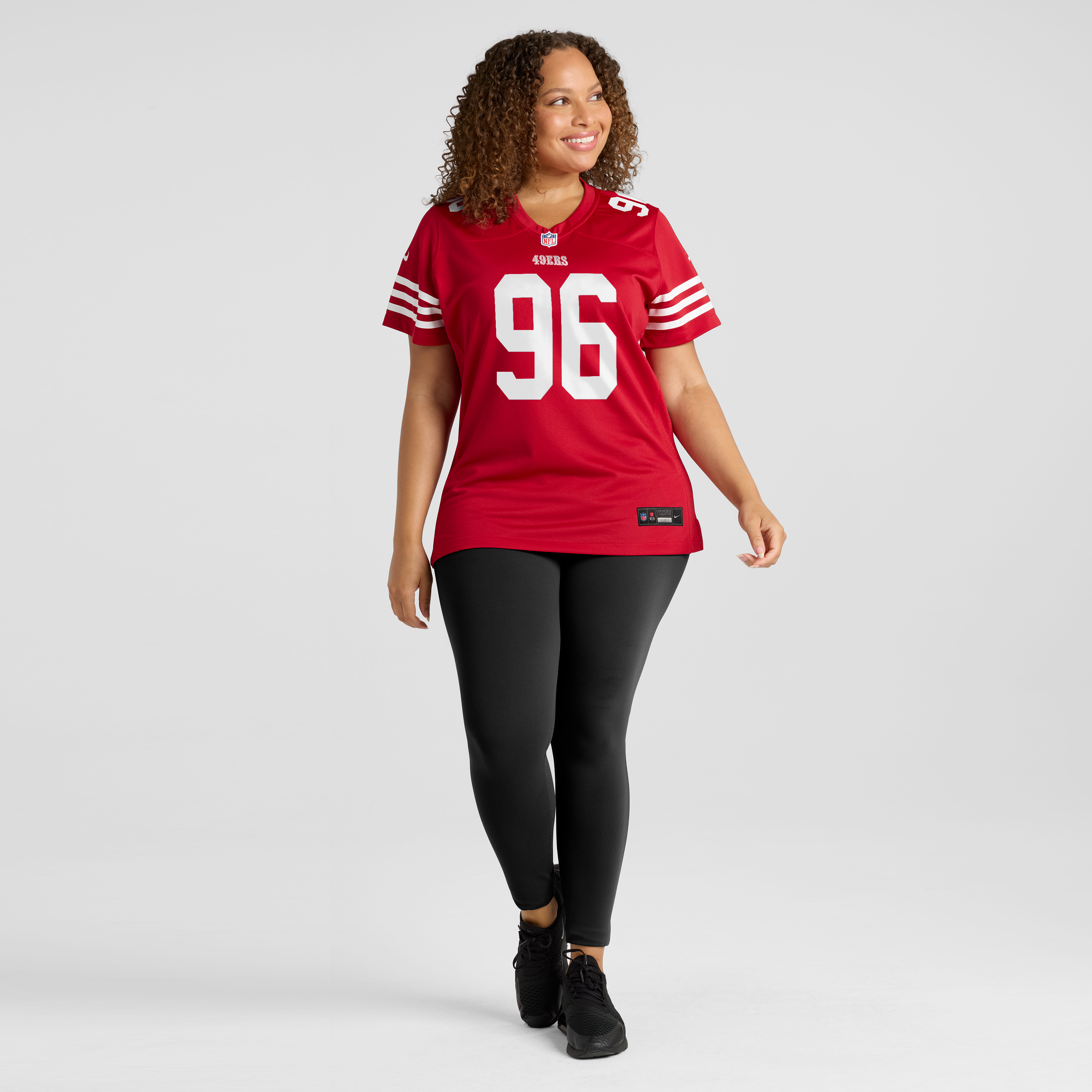 Women's Nike James Thompson Jr Scarlet San Francisco 49ers Team Game Jersey
