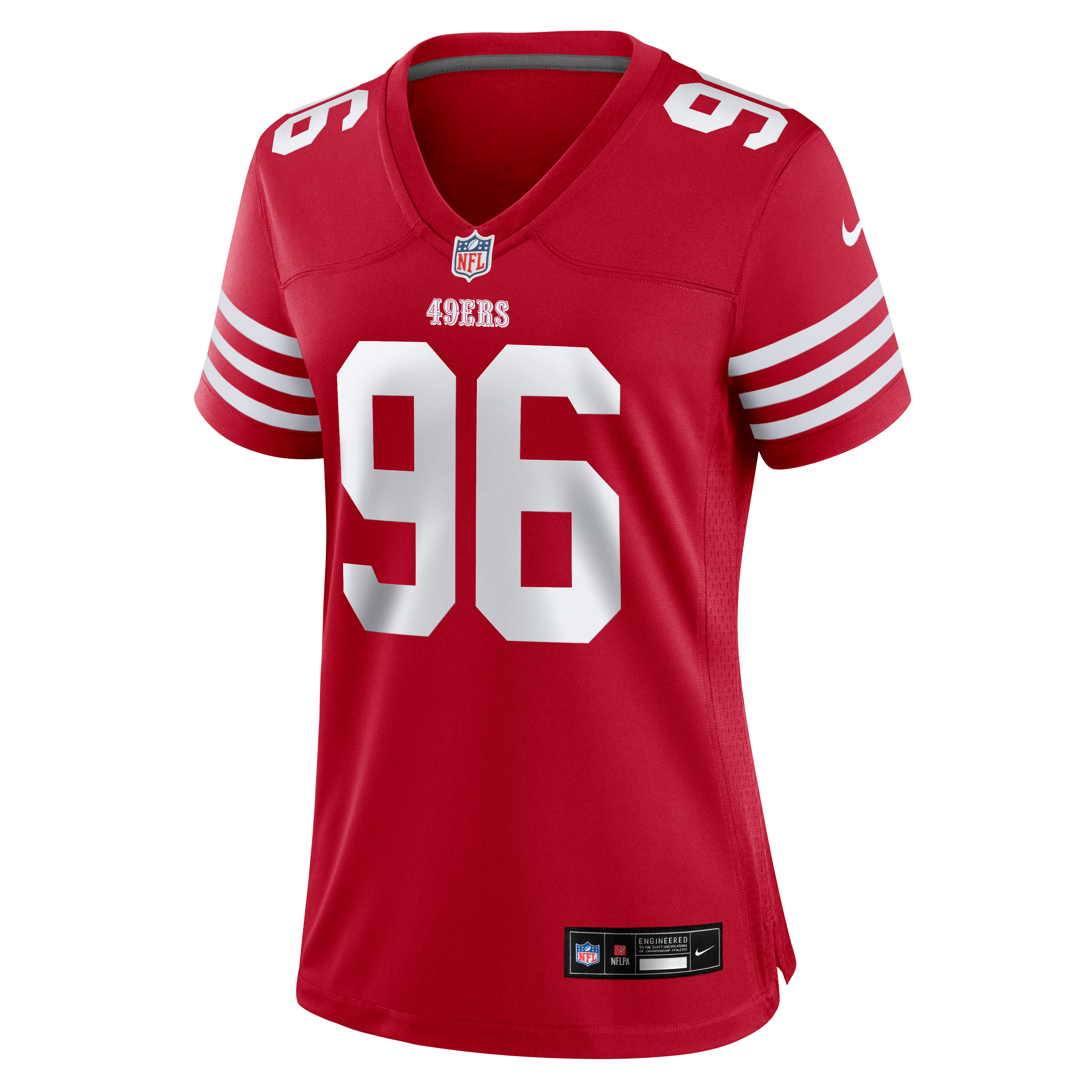 Women's Nike James Thompson Jr Scarlet San Francisco 49ers Team Game Jersey