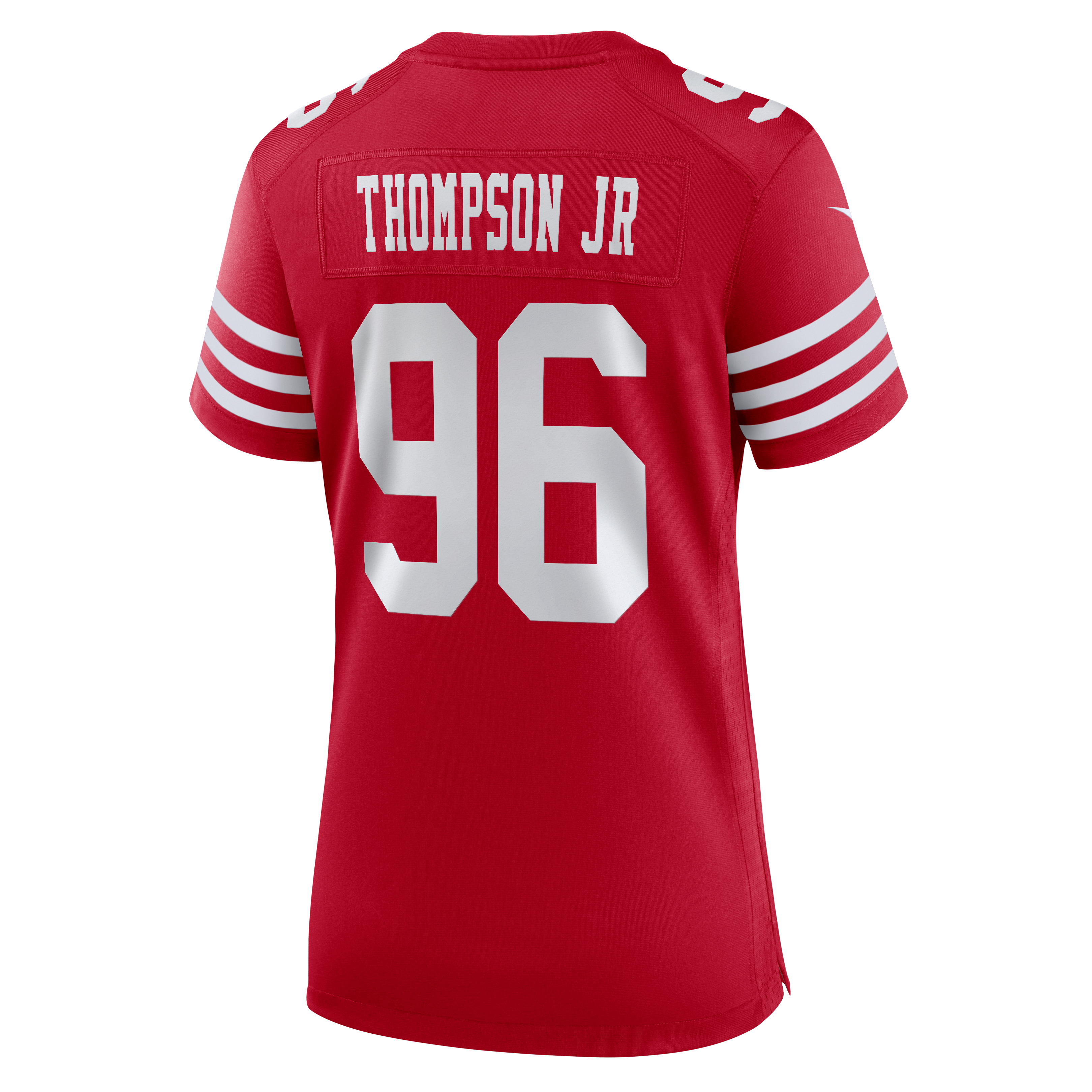 Women's Nike James Thompson Jr Scarlet San Francisco 49ers Team Game Jersey