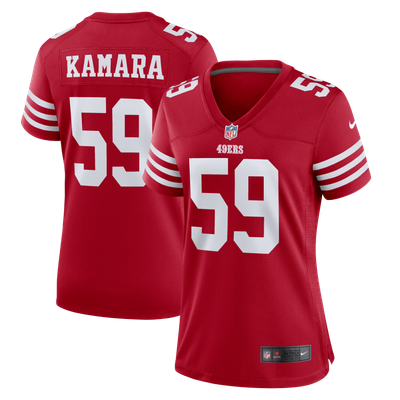 Mikail Kamara San Francisco 49ers Nike Women's Team Game Jersey - Scarlet