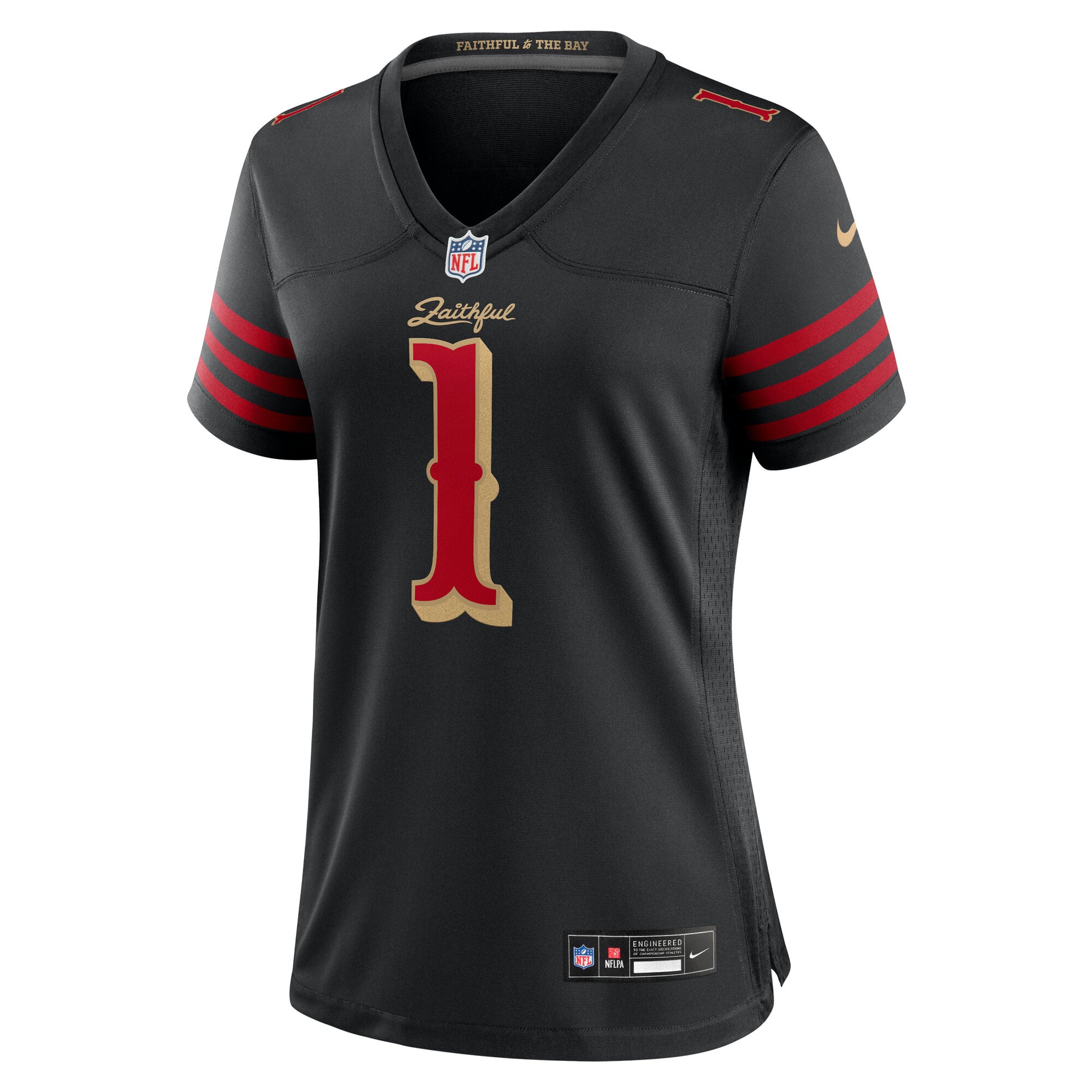 Maillot de match Nike Ricky Pearsall noir pour femme, collection Rivalries des 49ers San Francisco
