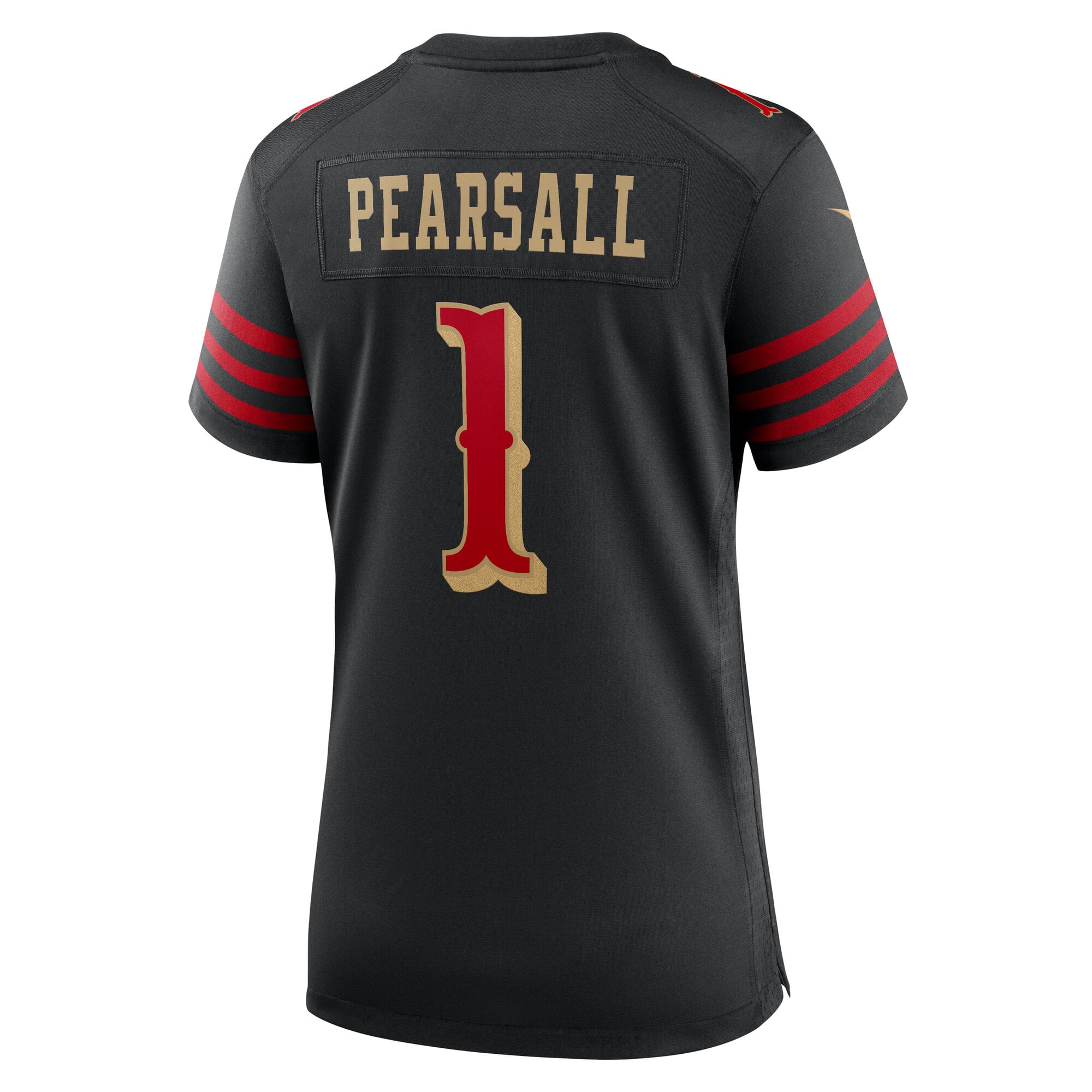Maillot de match Nike Ricky Pearsall noir pour femme, collection Rivalries des 49ers San Francisco
