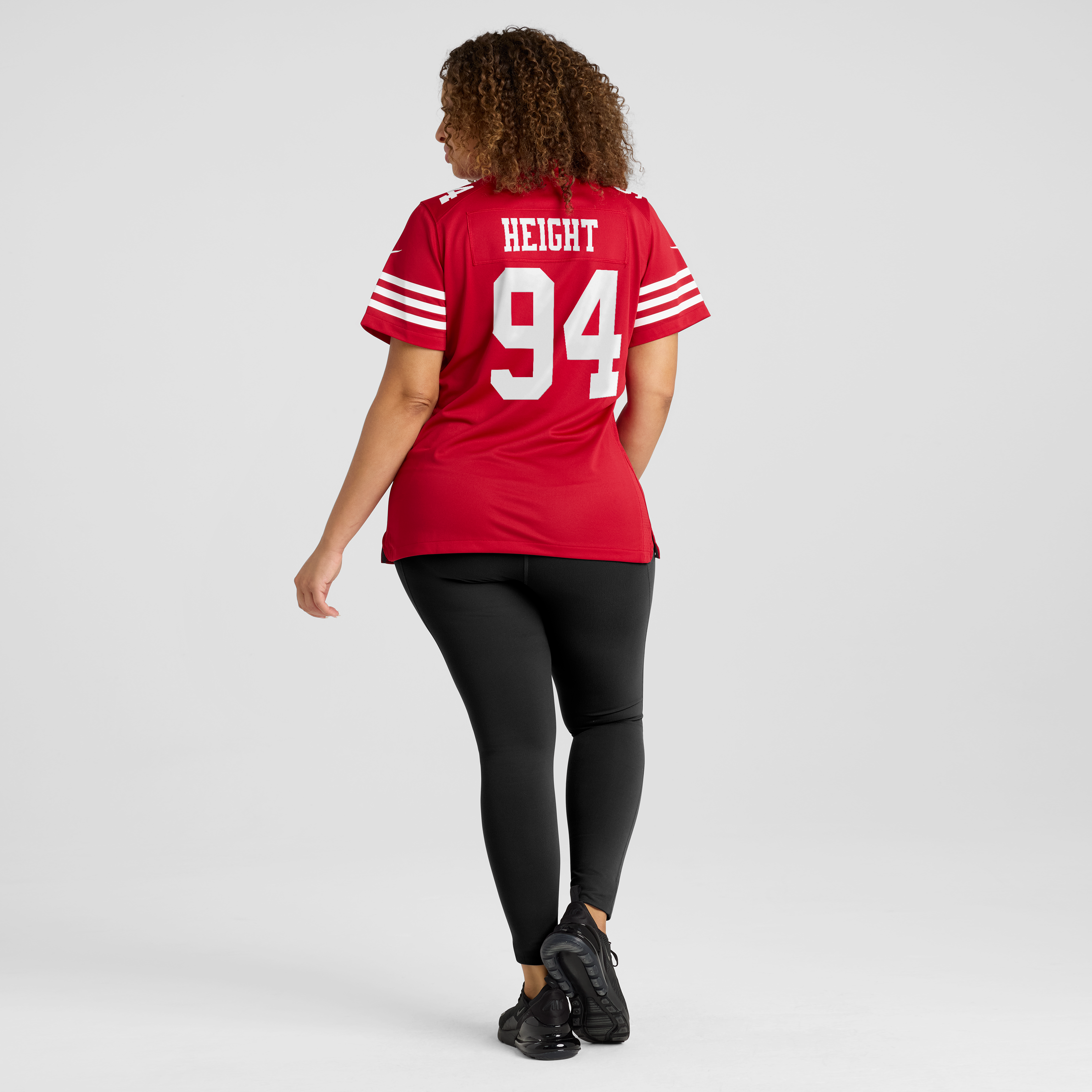 Maillot de match Nike Romello Height Scarlet pour femme, San Francisco 49ers