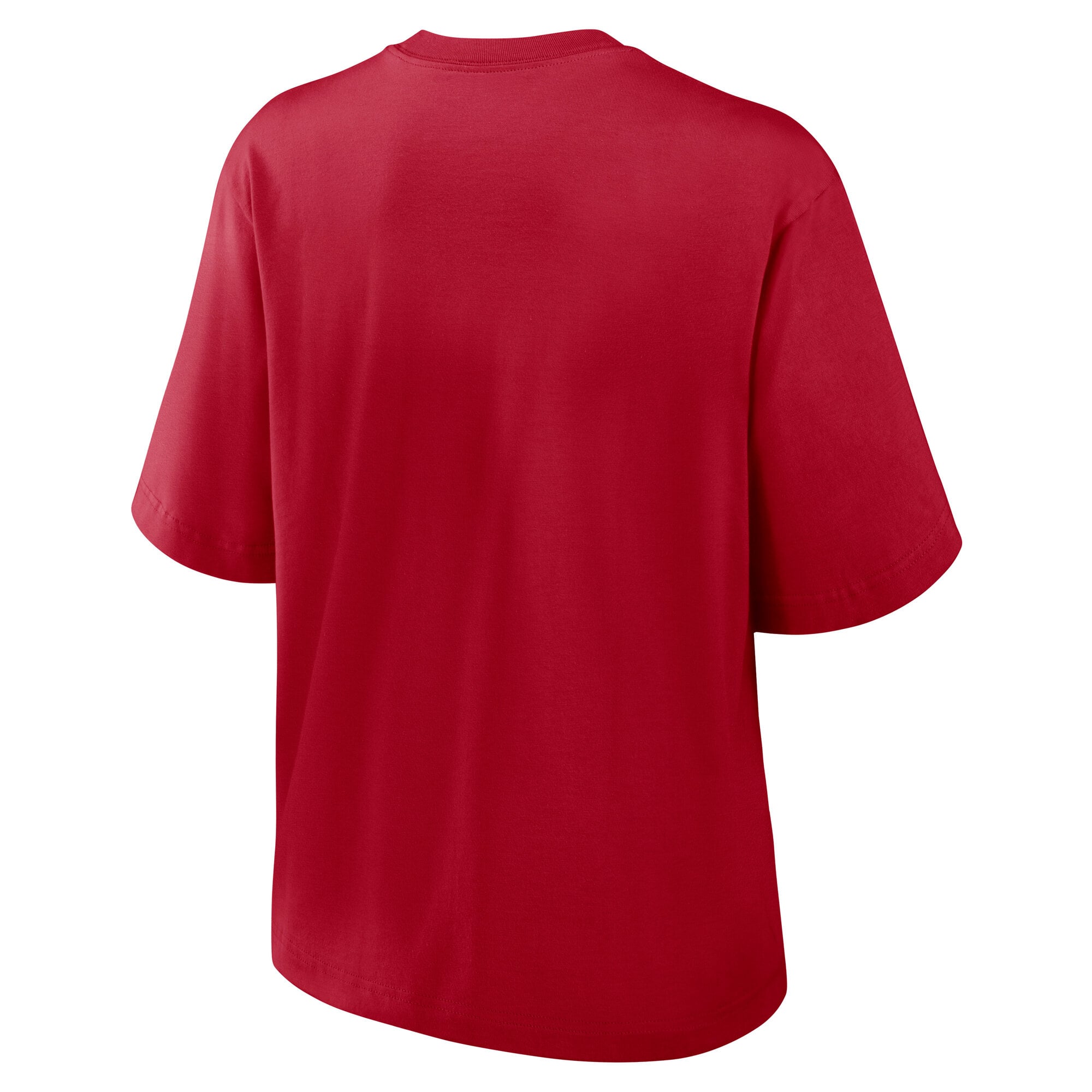 T-shirt ample et carré Nike Scarlet San Francisco 49ers Primetime Premium Essential pour femme