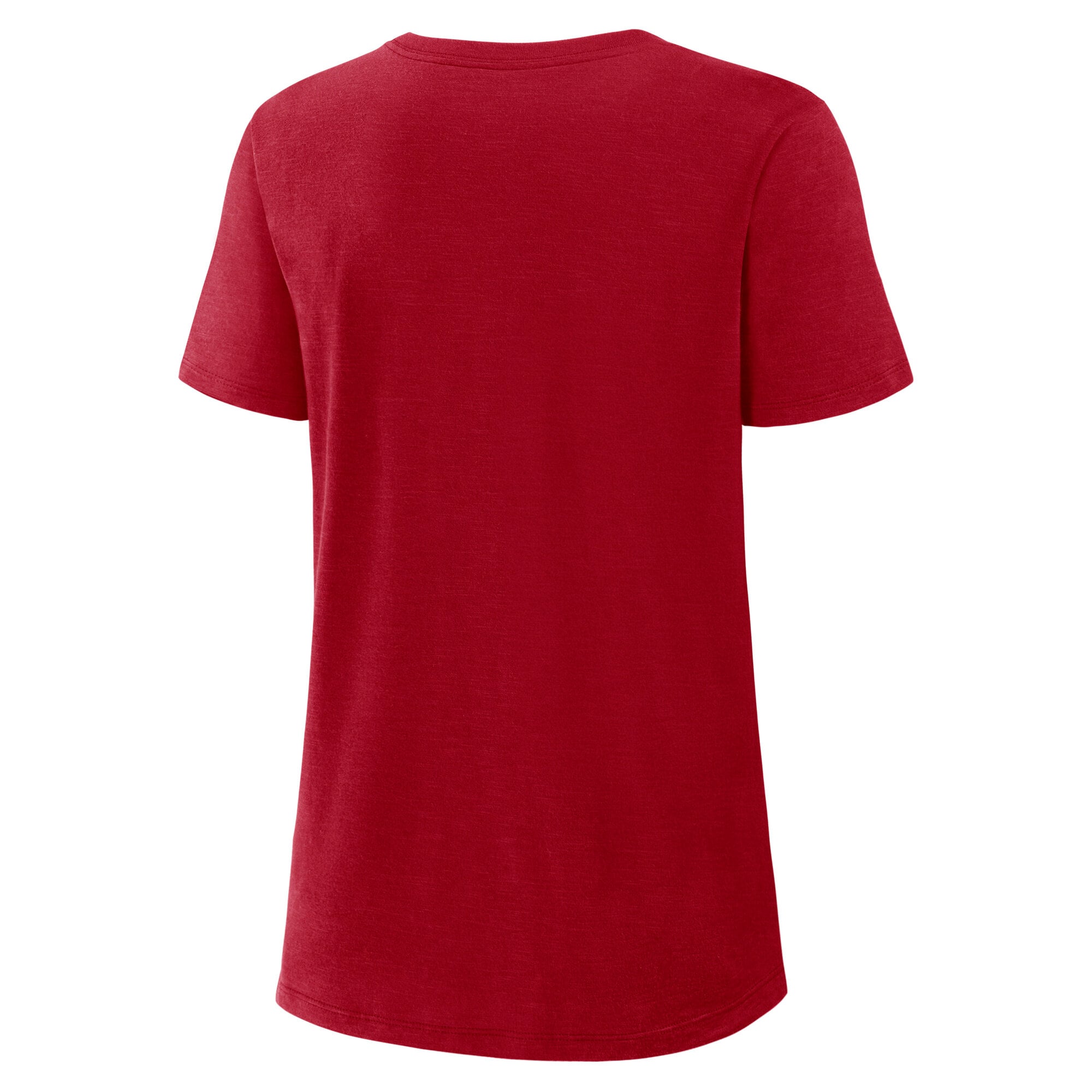 T-shirt Nike Scarlet San Francisco 49ers Rivalries Collection pour femmes, en tissu flammé Dri-FIT