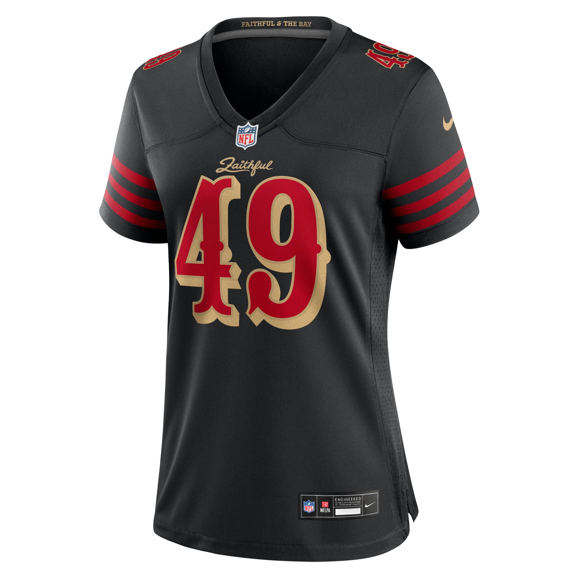 Women's Nike The Faithful Black San Francisco 49ers Rivalries Collection Game Jersey