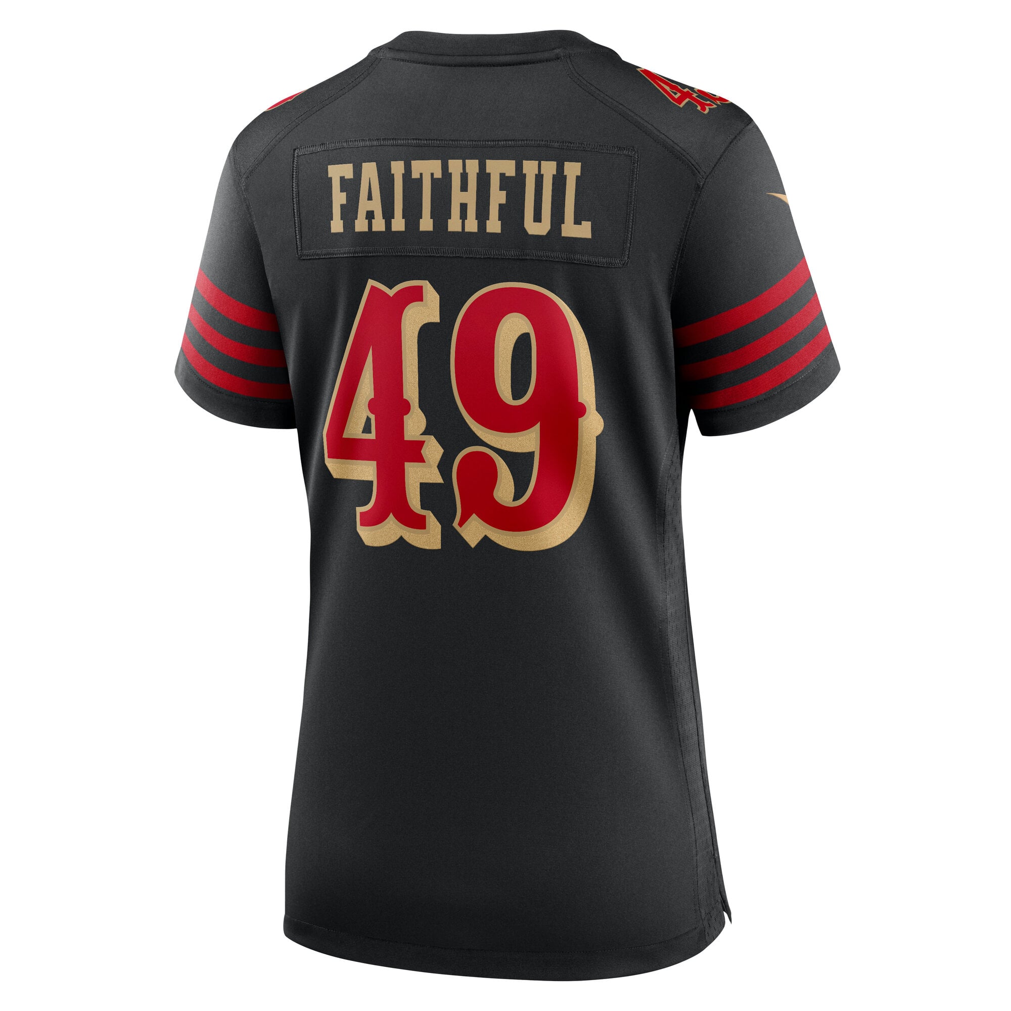 Women's Nike The Faithful Black San Francisco 49ers Rivalries Collection Game Jersey