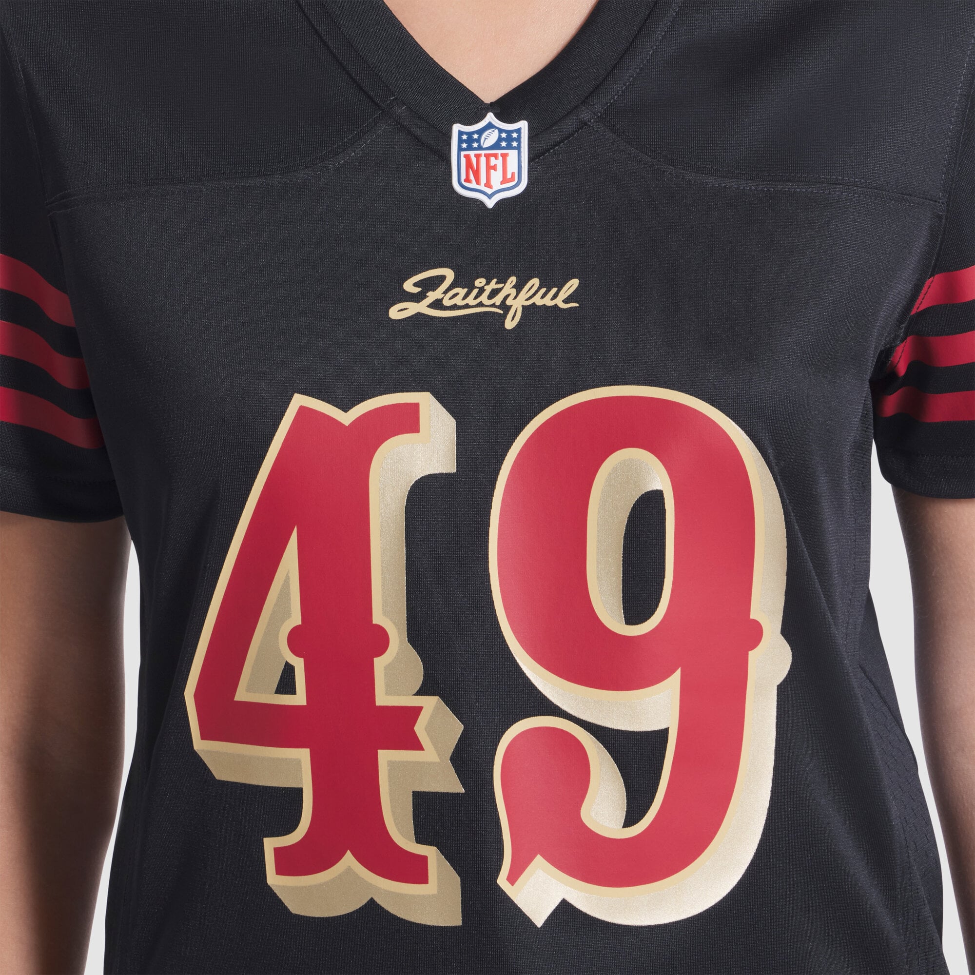 Women's Nike The Faithful Black San Francisco 49ers Rivalries Collection Game Jersey